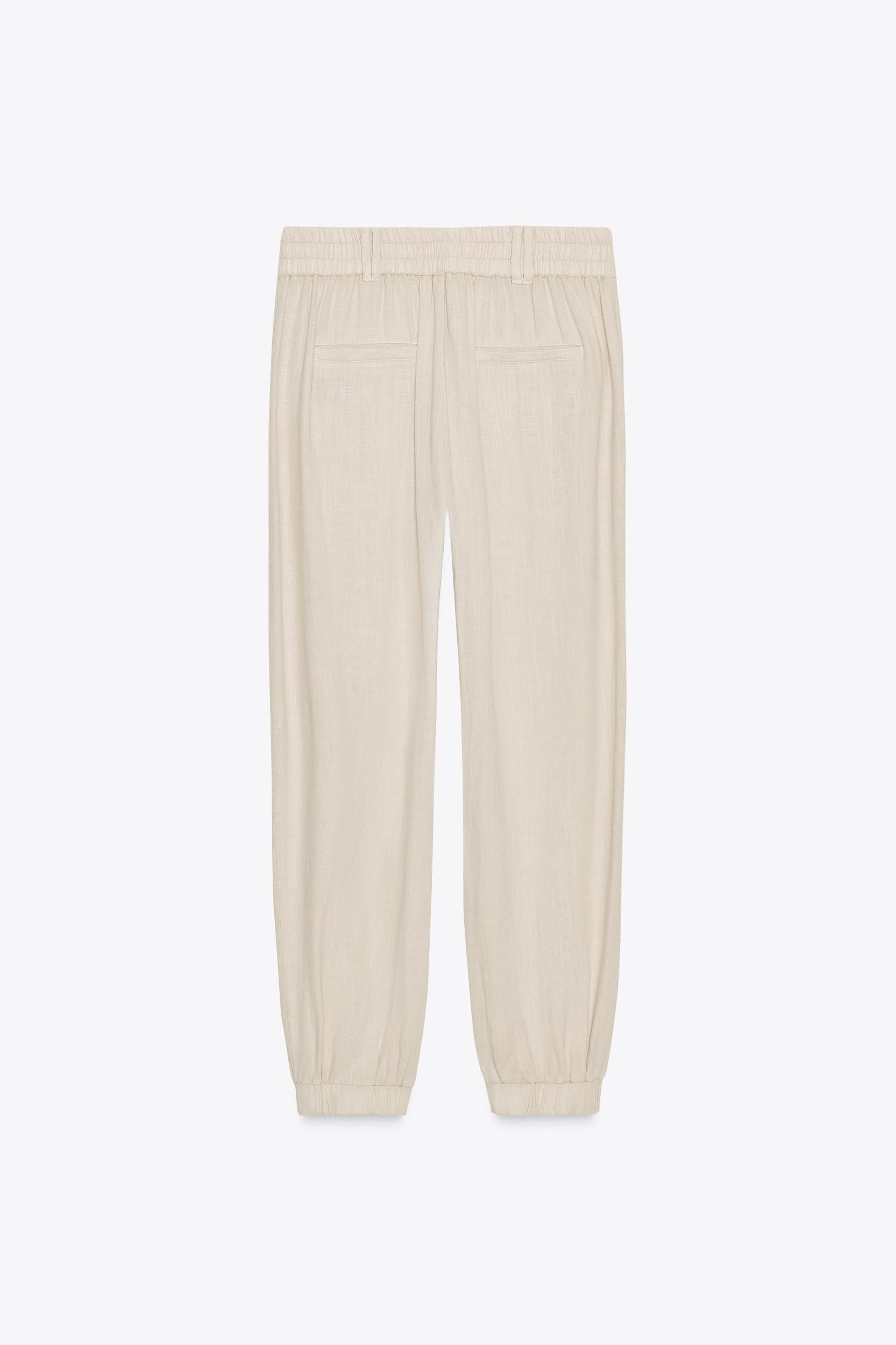 LINEN JOGGER PANTS Product Image