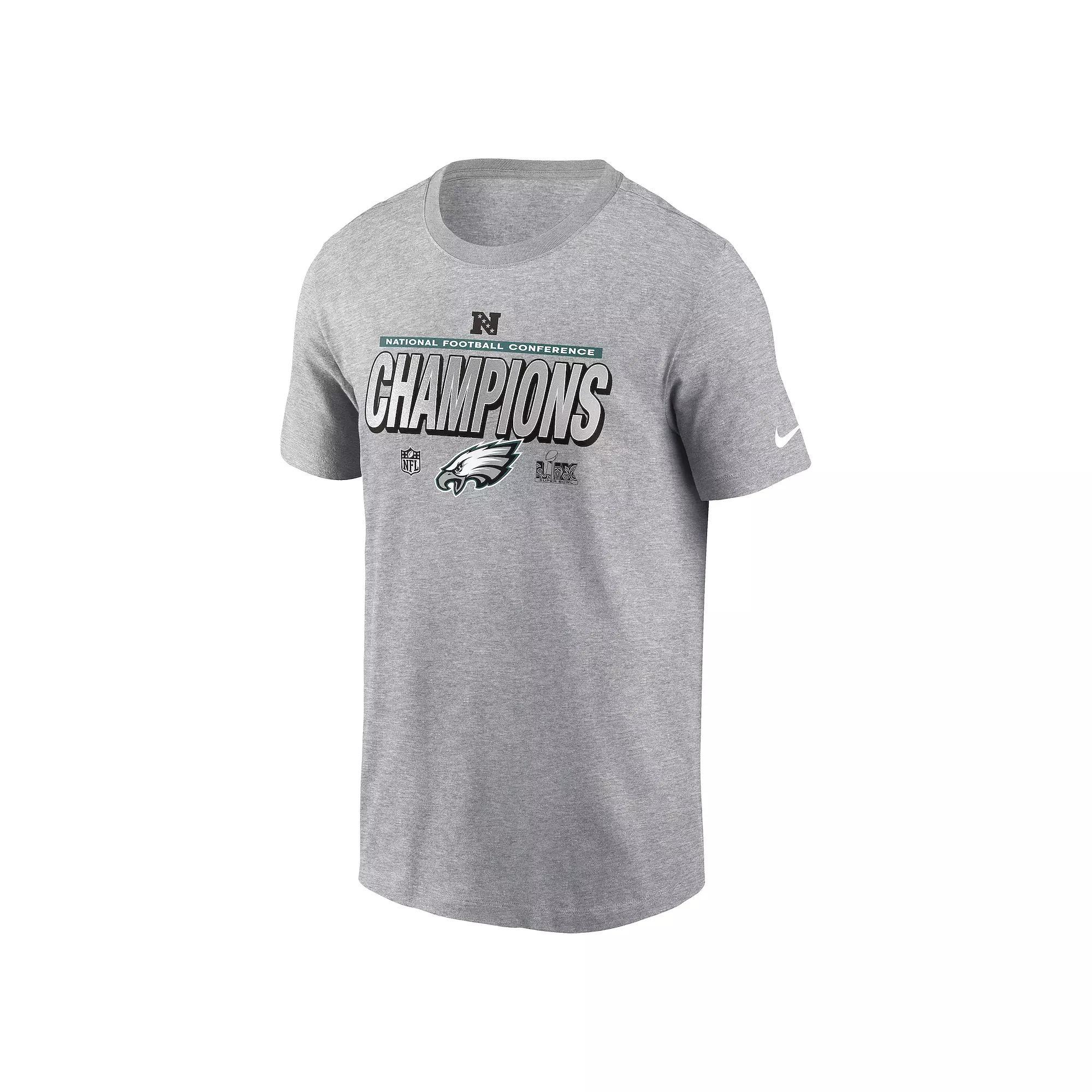 Big & Tall Nike Philadelphia Eagles 2024 NFC Champions Locker Room Trophy Collection Graphic Tee, Mens Product Image