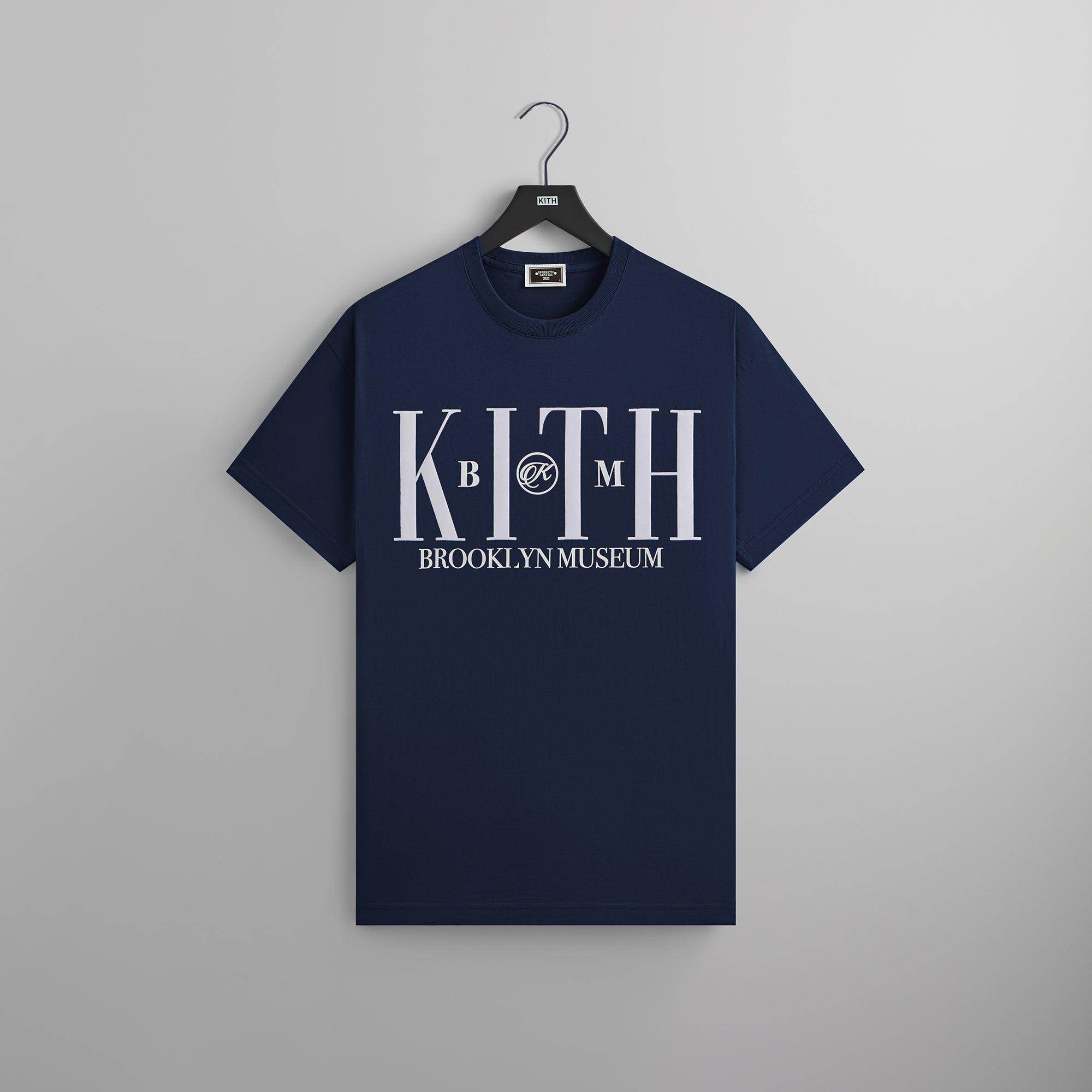 Kith for the Brooklyn Museum Serif Tee - Nocturnal Male Product Image