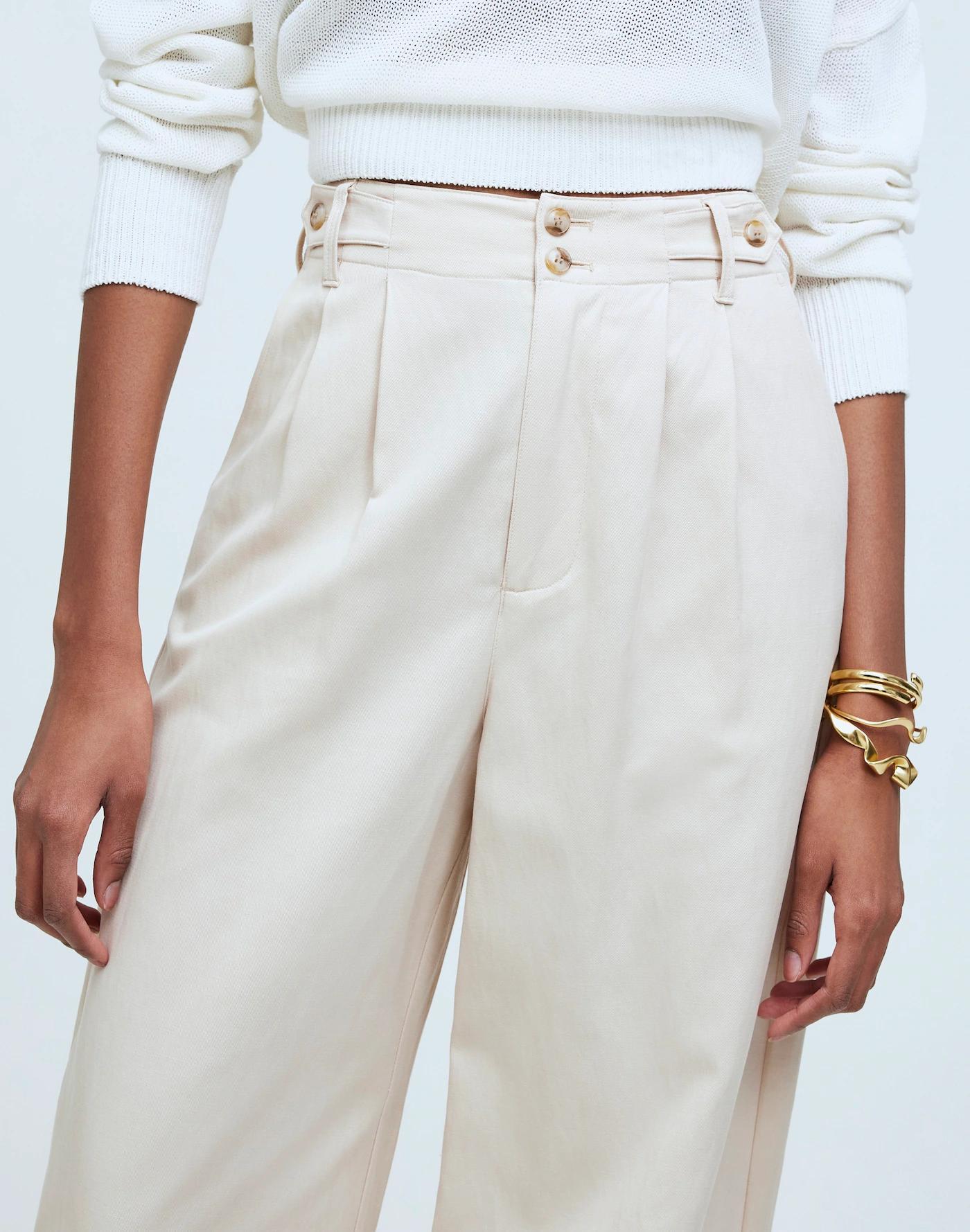 The Petite Harlow Wide-Leg Pant Product Image