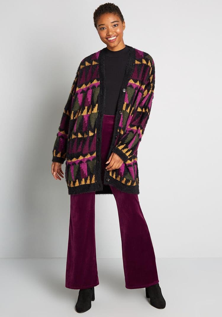 Putting The Pieces Together Sweater Coat Product Image