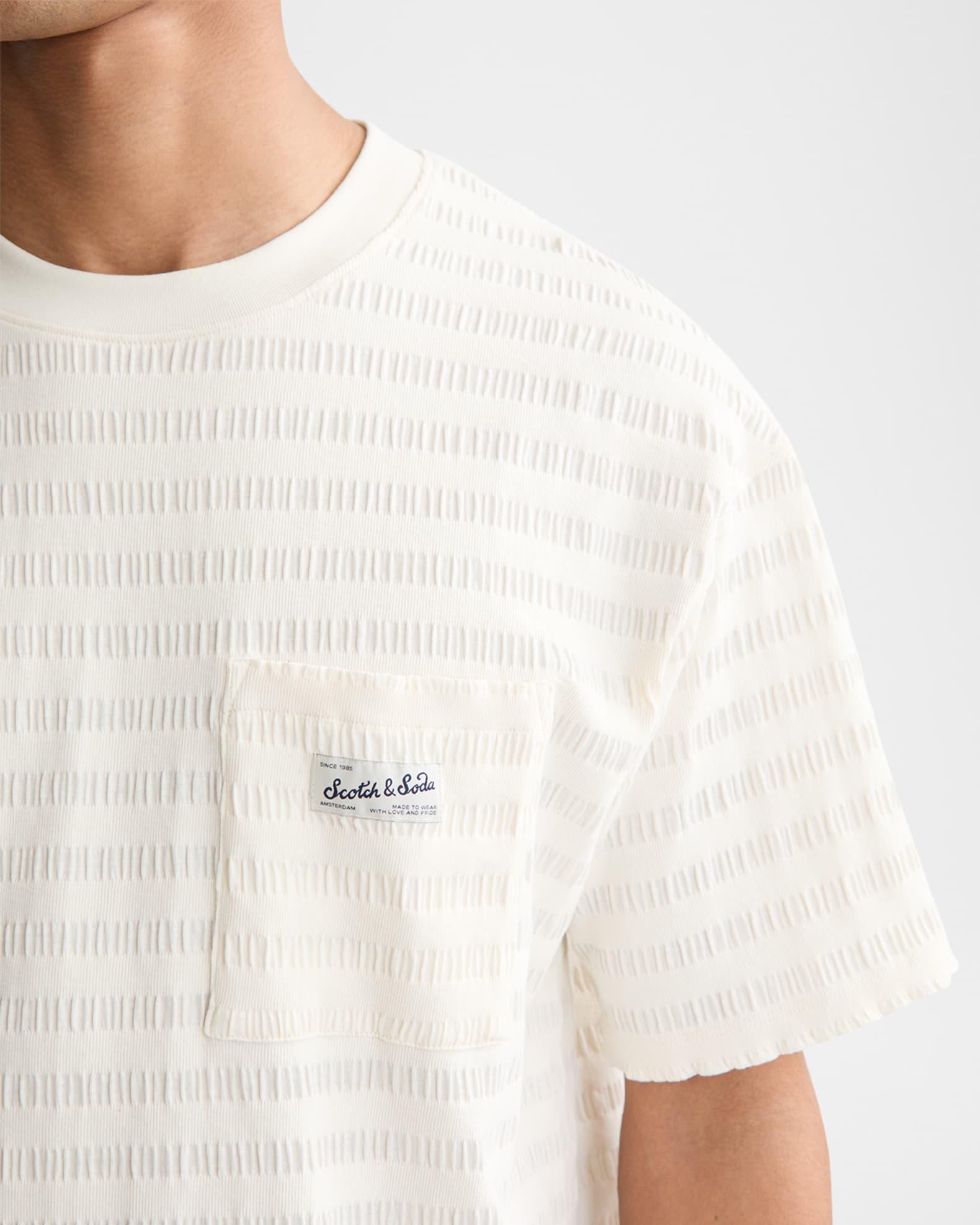 Men's Relaxed-Fit Textured Pocket T-Shirt Product Image