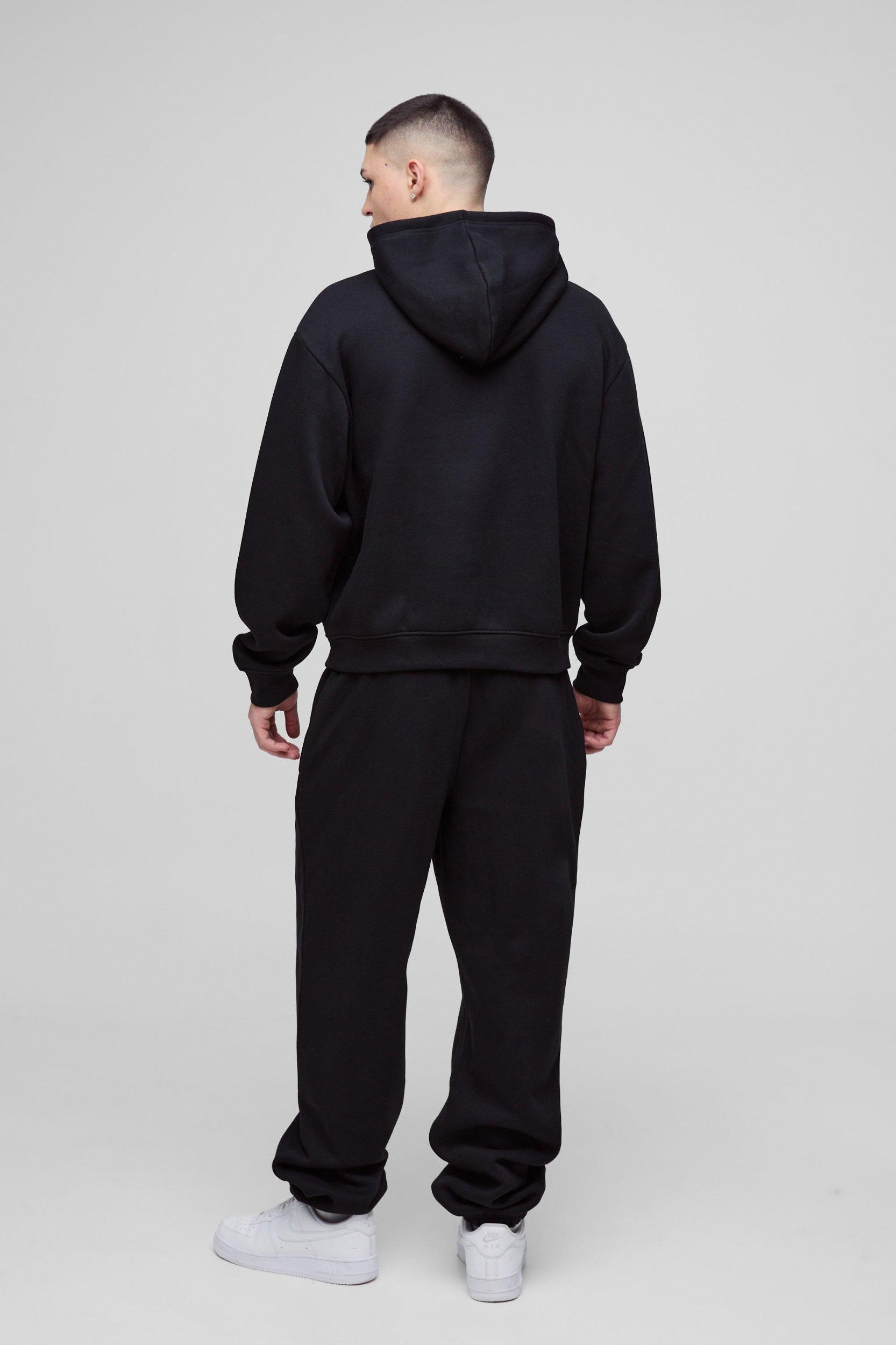 Oversized Boxy Hooded Tracksuit | boohooMAN USA Product Image