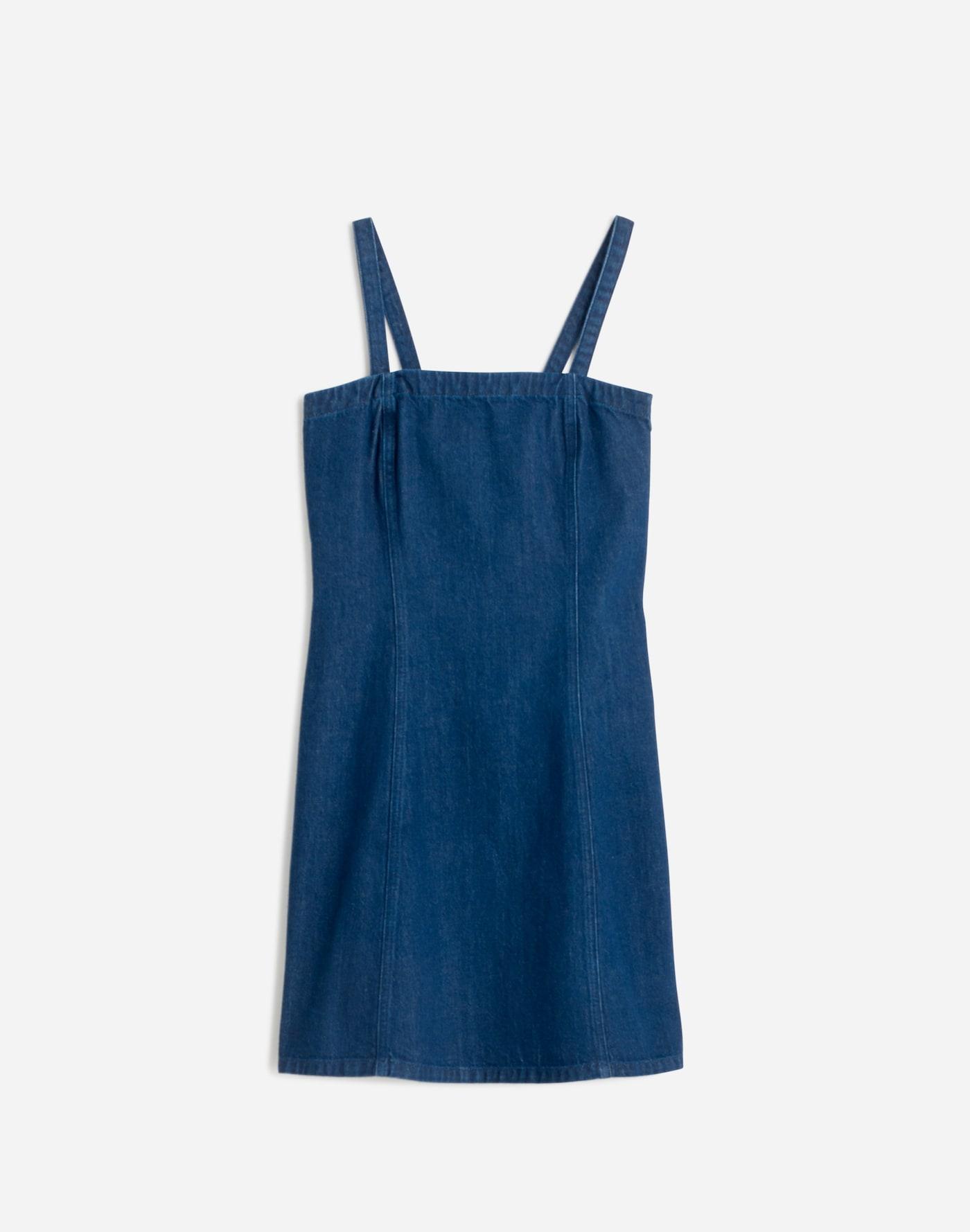 Denim Strapless Mini Dress in Maytown Wash Product Image