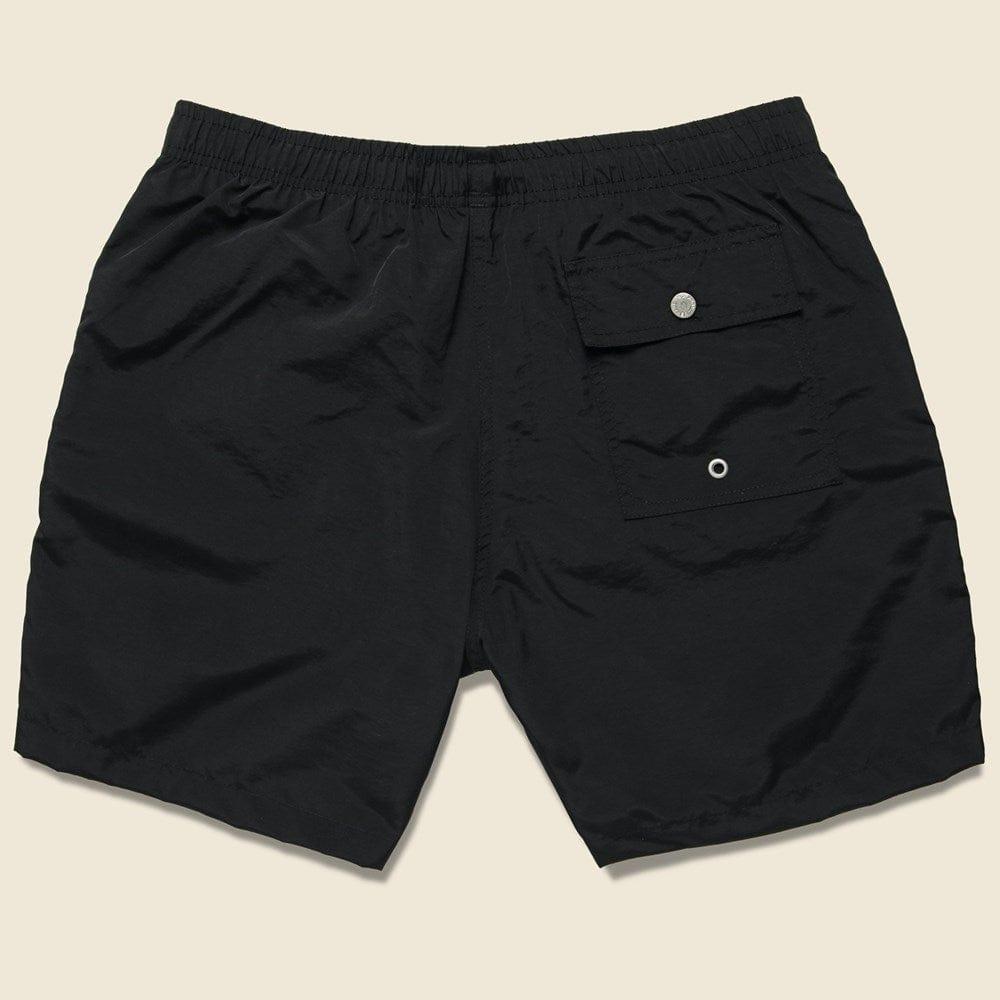 5.5" Solid Swim Trunks - Black Product Image