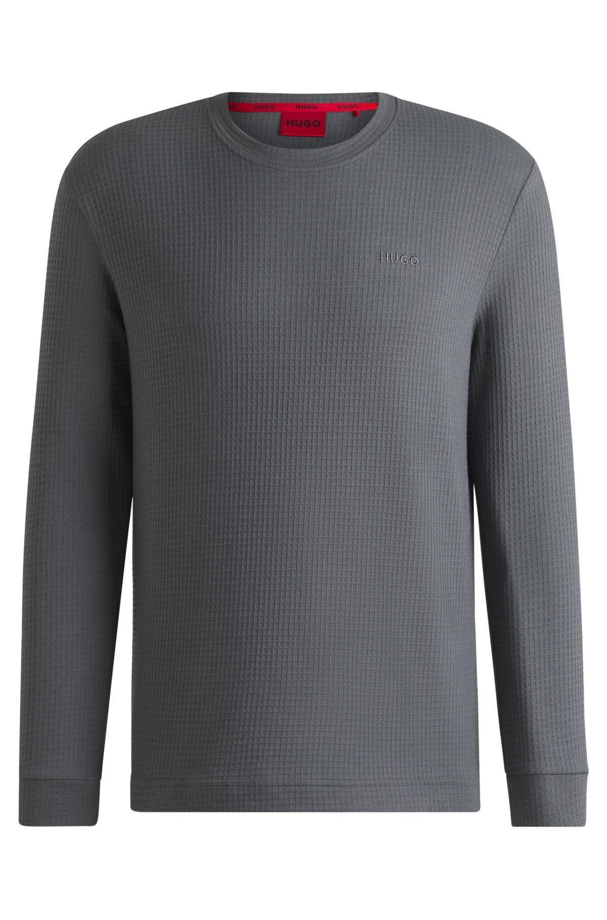 Pajama T-shirt with waffle structure Product Image