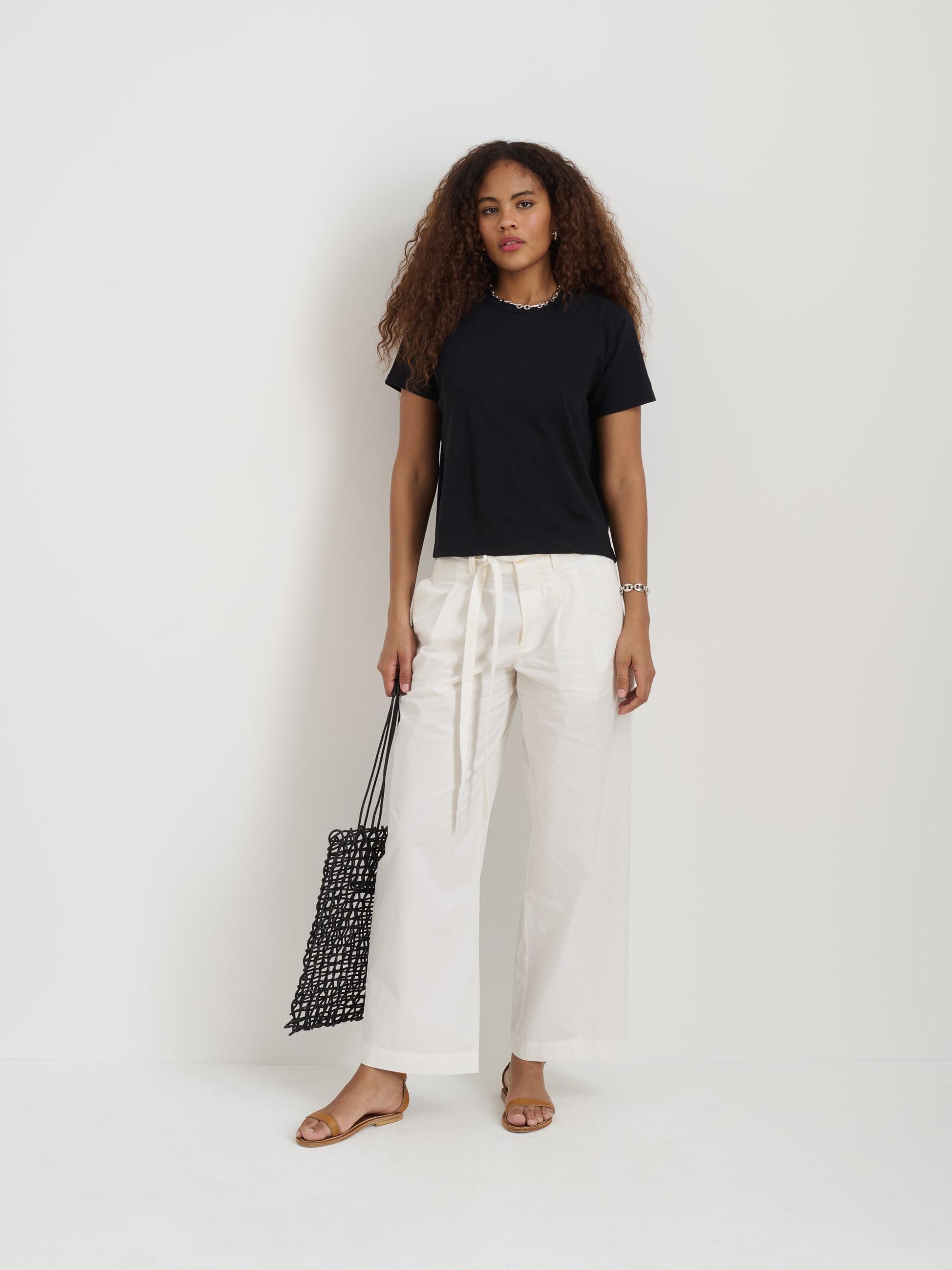 Garcon Tee In Linen Cotton Product Image