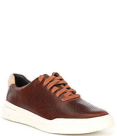 Cole Haan Mens Rally Perforated Leather Sneakers Product Image