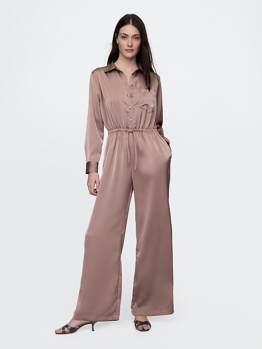 Recycled Satin Jumpsuit Product Image