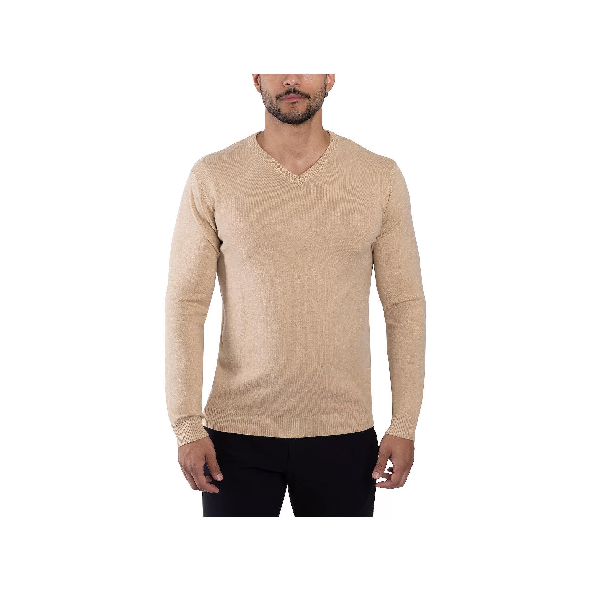 Men's Xray Fitted V-Neck Sweater,  Product Image