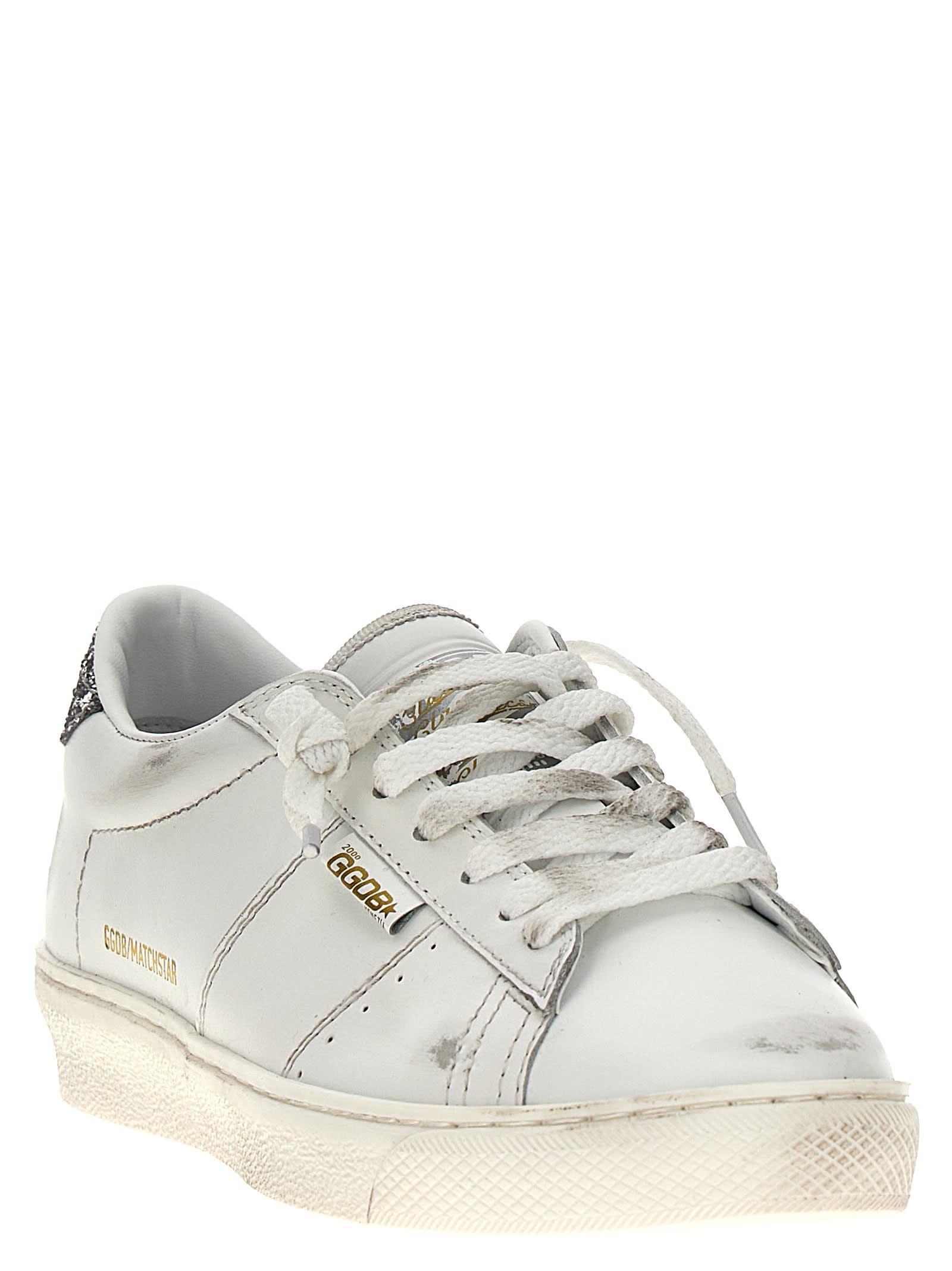 GOLDEN GOOSE Matchstar Sneakers In Silver Product Image