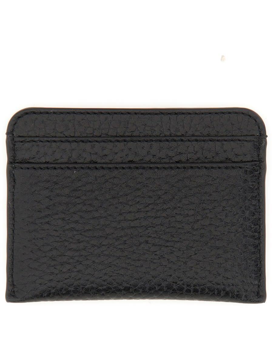 CHLOÉ Leather Card Holder In Black Product Image