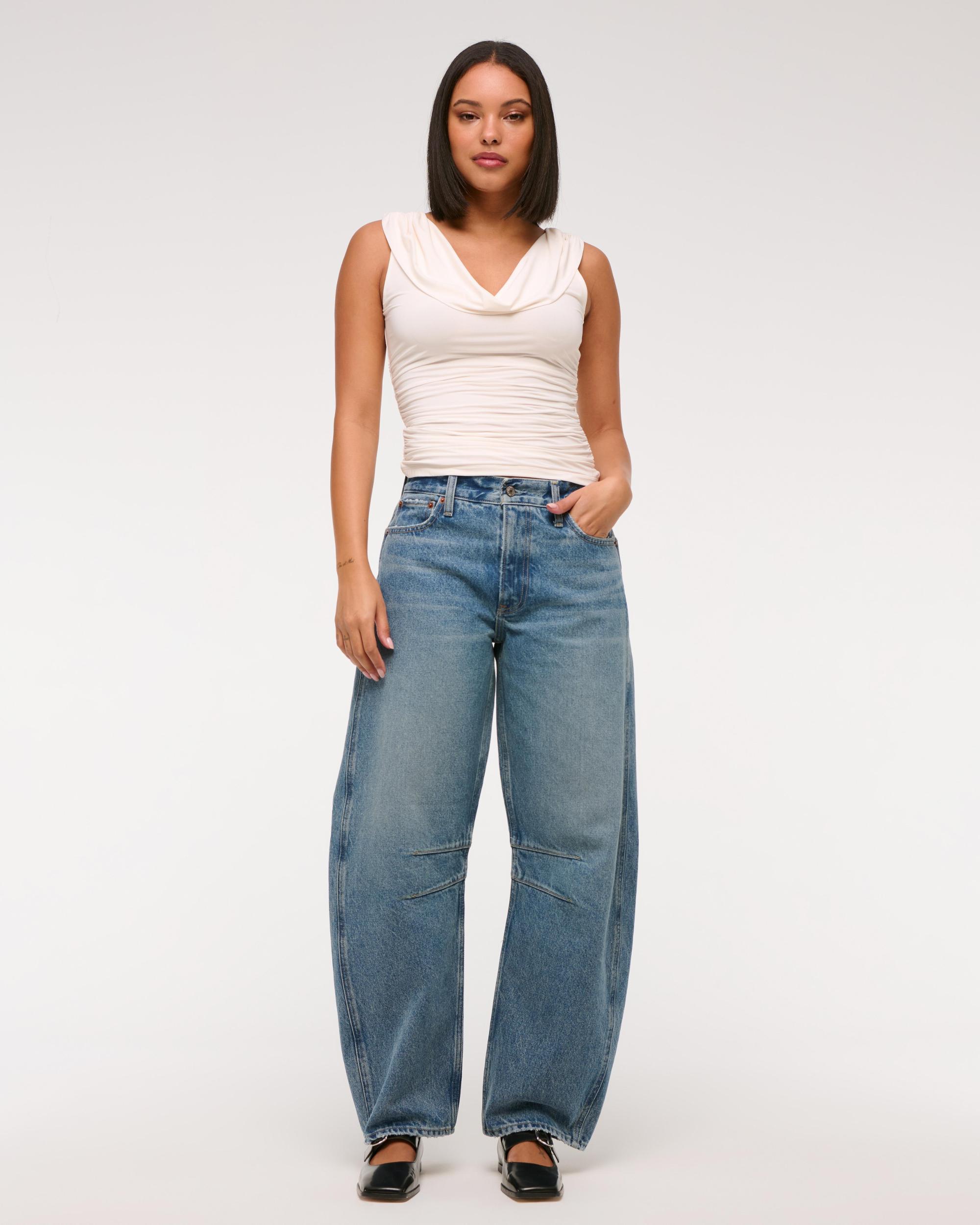 Draped Cowl Neck Top Product Image