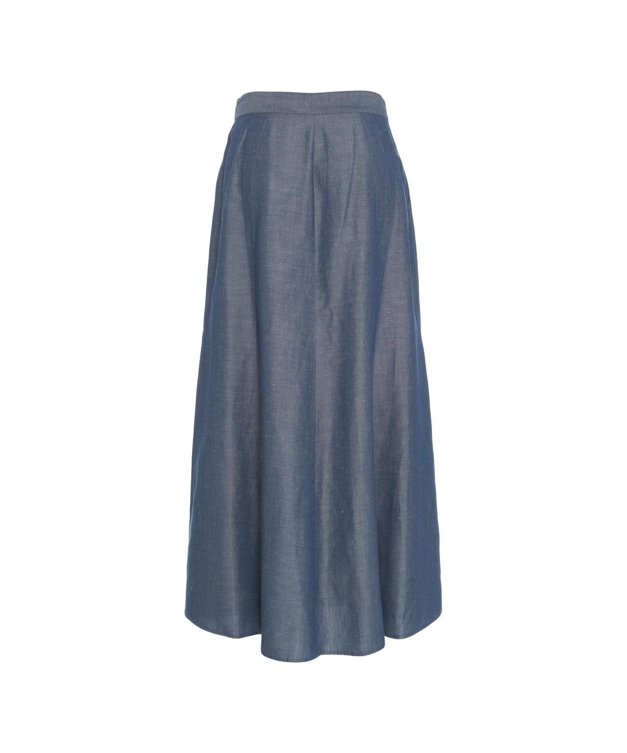 Linen blend skirt Product Image