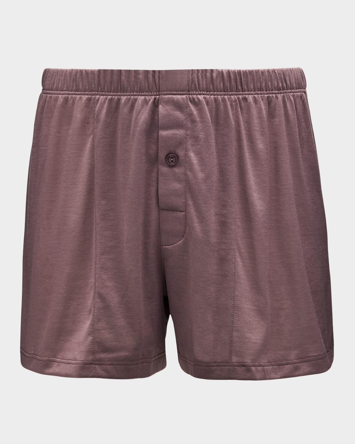 Mens Sporty Mercerized Cotton Boxers Product Image