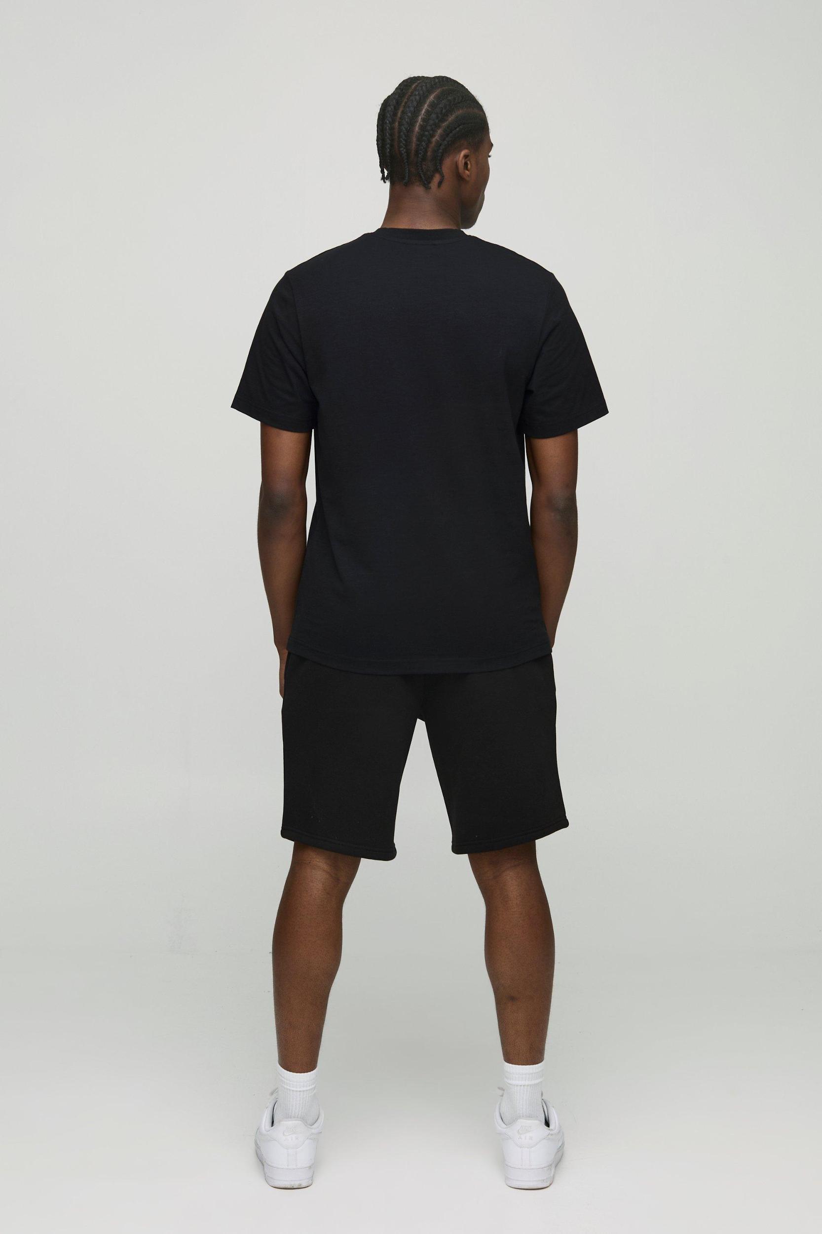 Regular Fit Slub T-Shirt | boohooMAN USA Product Image