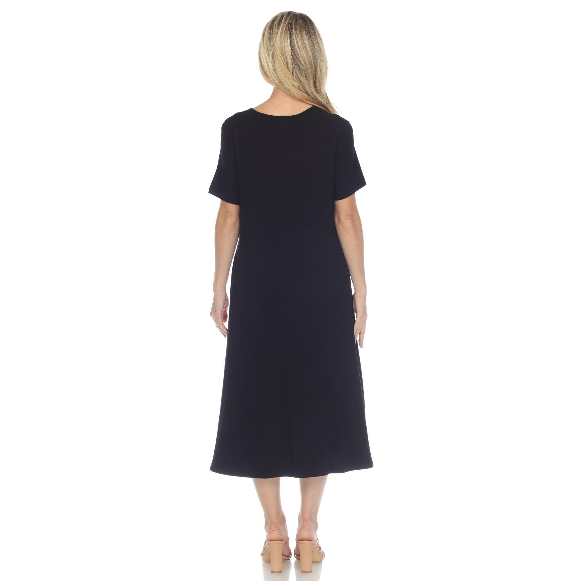 Short Sleeve Midi Dress Product Image