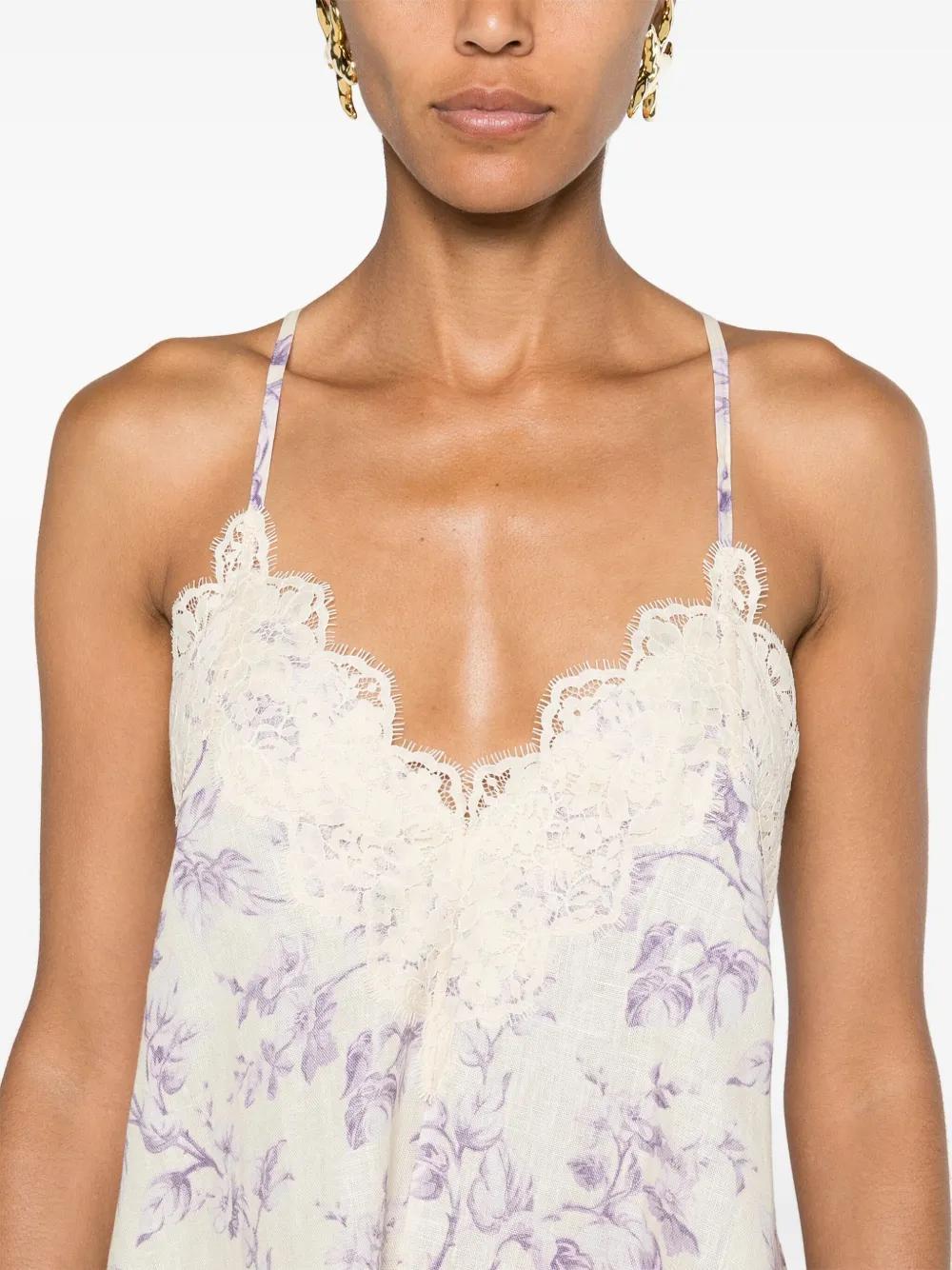 Halliday floral-print minidress Product Image