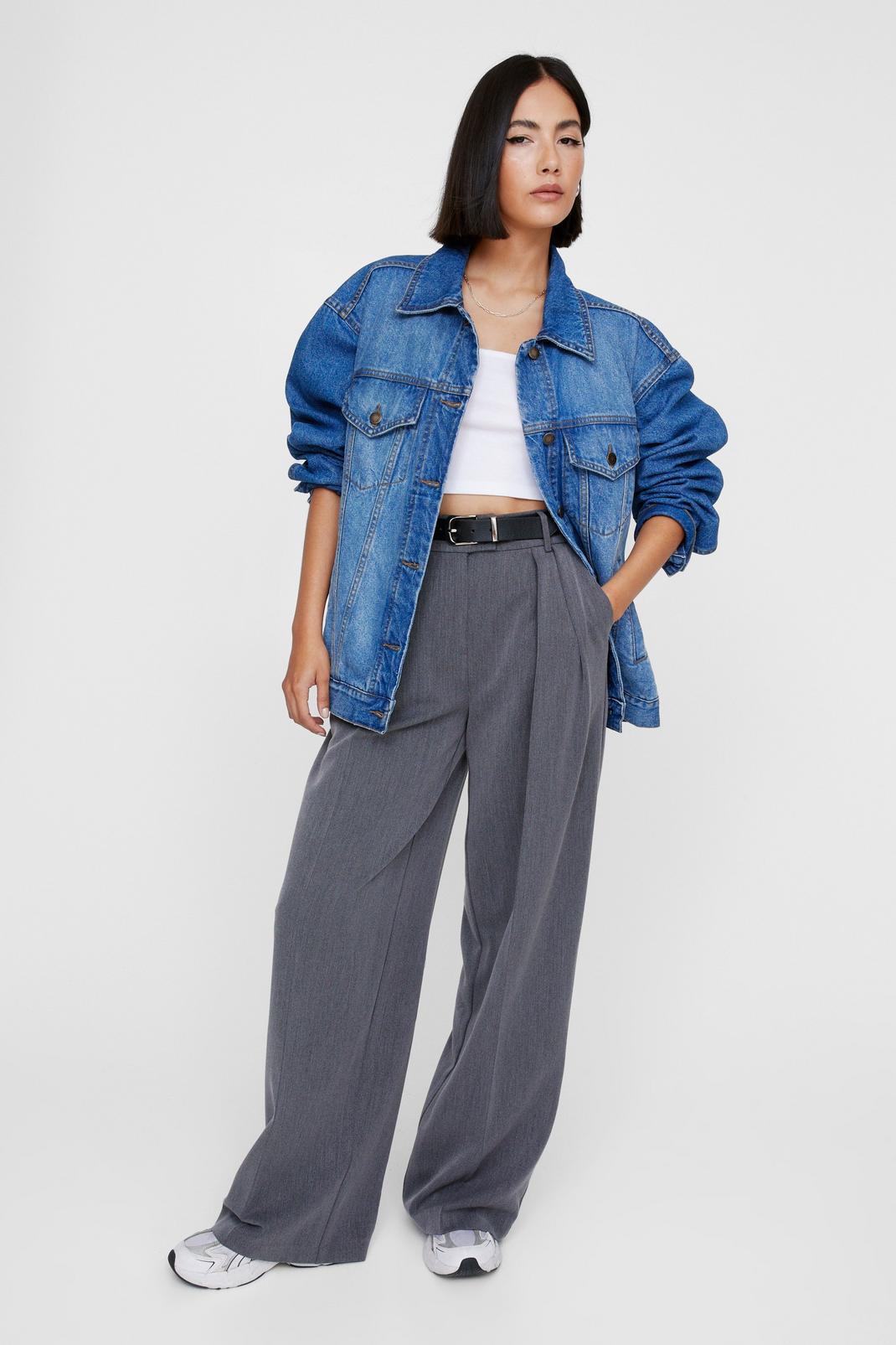 Essentials Double Pleat Straight Leg Trouser Product Image