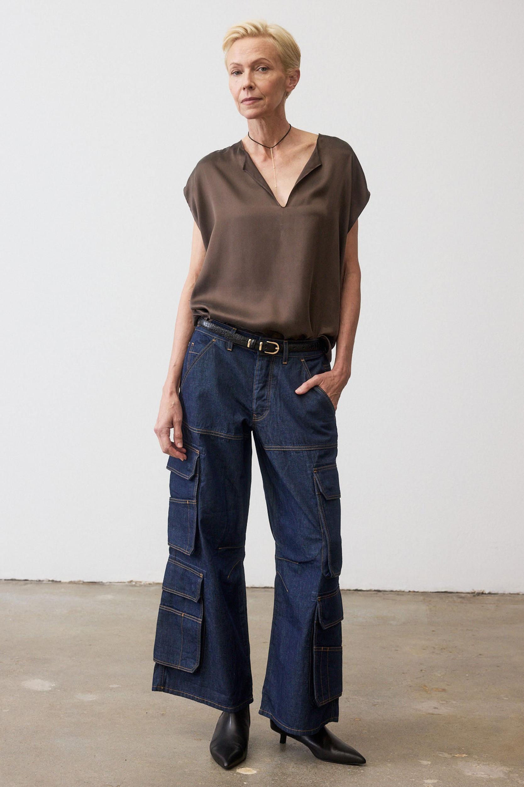 The All Day Washable Silk Top Product Image