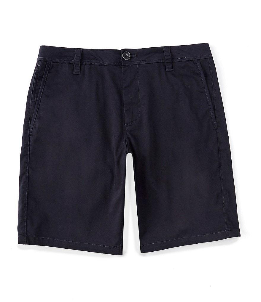 Armani Exchange Solid Twill 8#double; Inseam Stretch Shorts Product Image