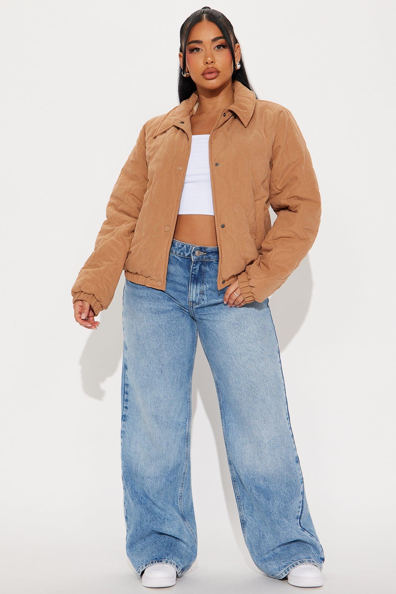 Beatrice Quilted Jacket - Tan Product Image