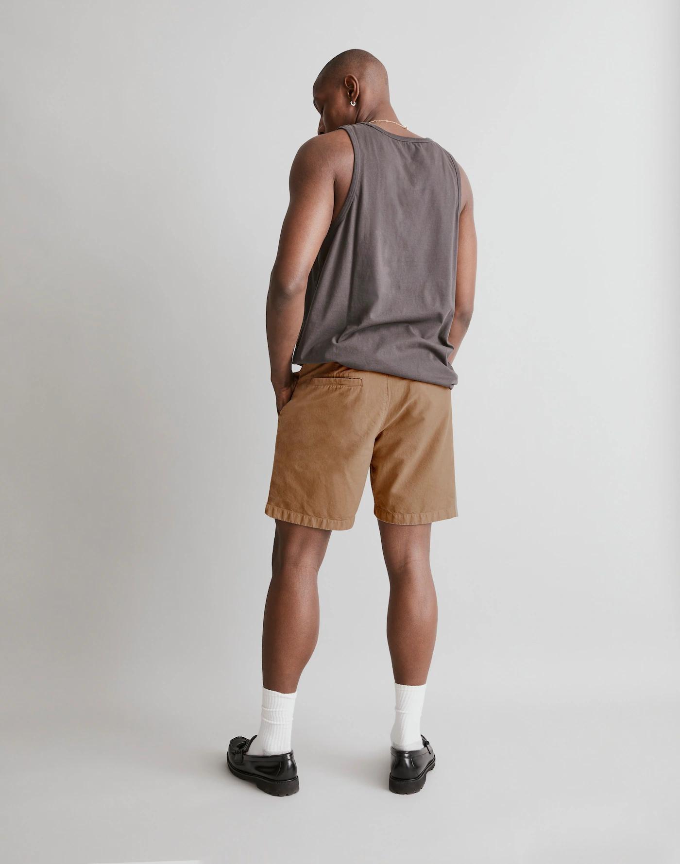 Hemp-Cotton-Blend Oversized Shorts Product Image