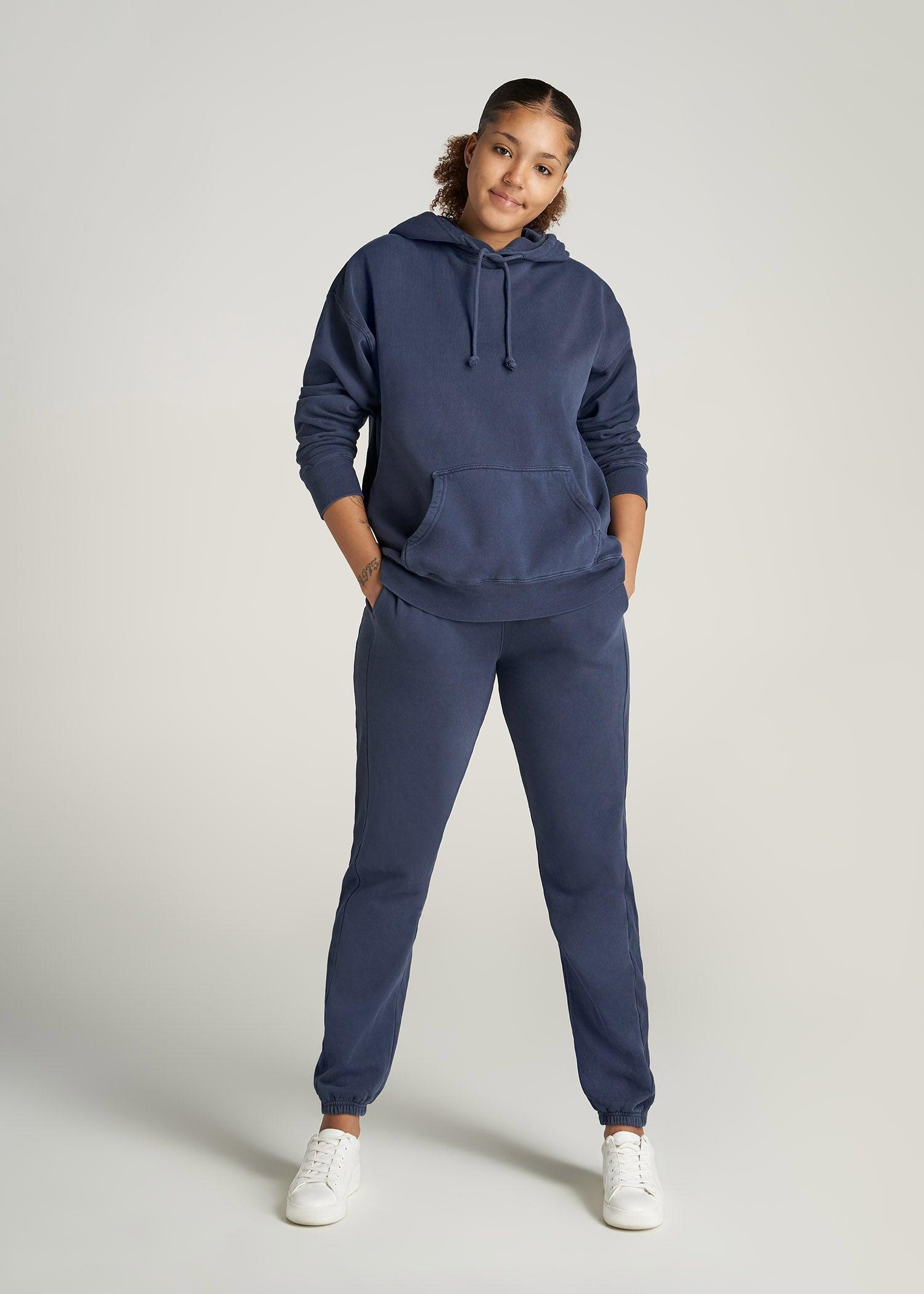 Wearever Fleece Regular Fit Sweatpants for Tall Women in Navy Female Product Image