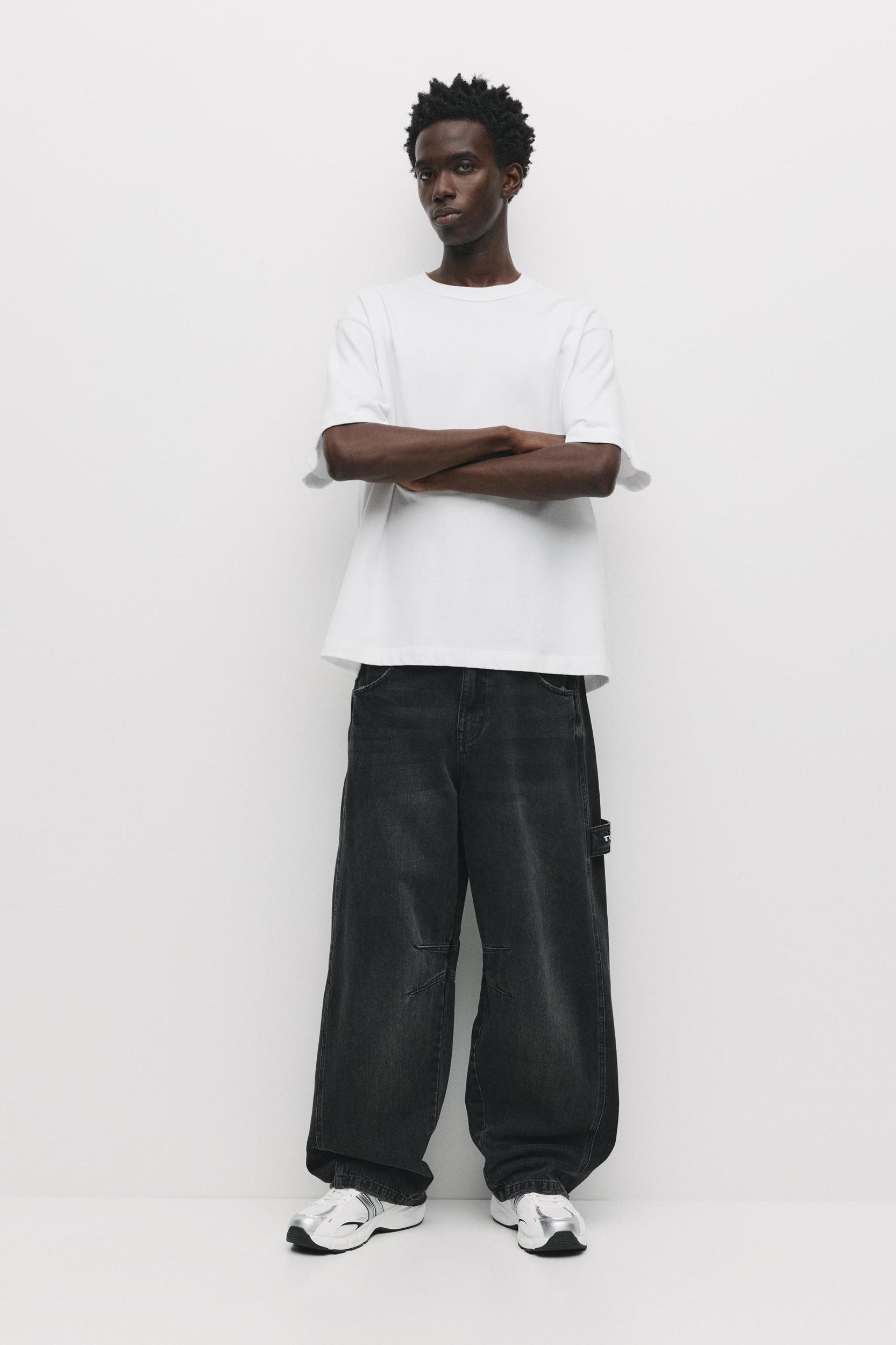 Soft-touch boxy-fit T-shirt Product Image