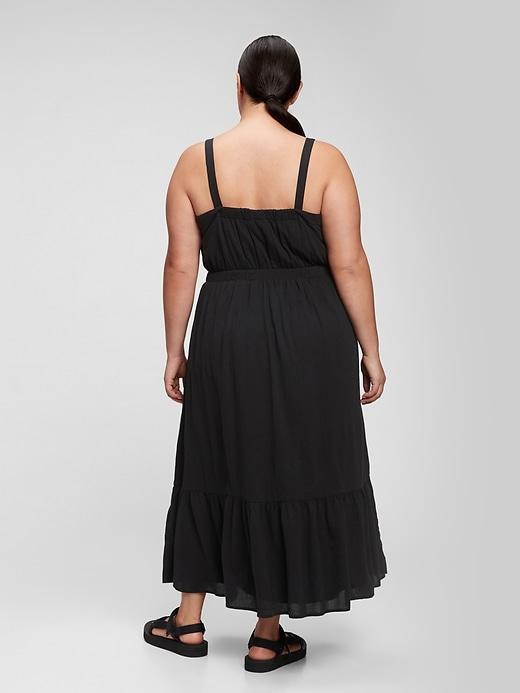 Scoopneck Fit & Flare Midi Dress Product Image