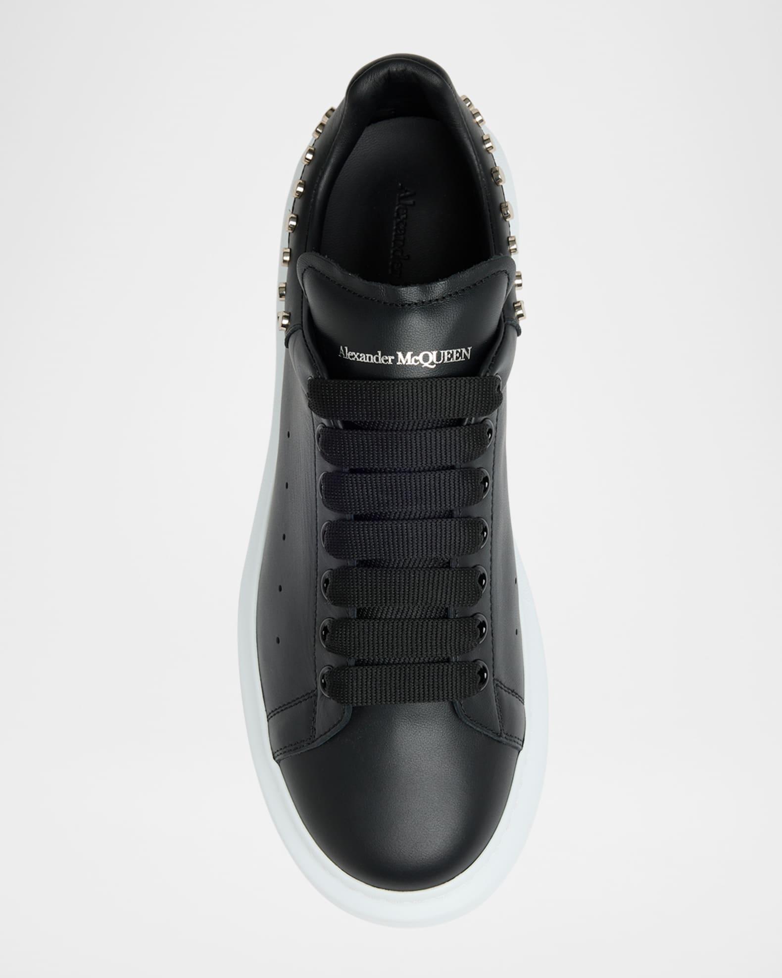 Men's Oversized Studded Leather Low-Top Sneakers Product Image