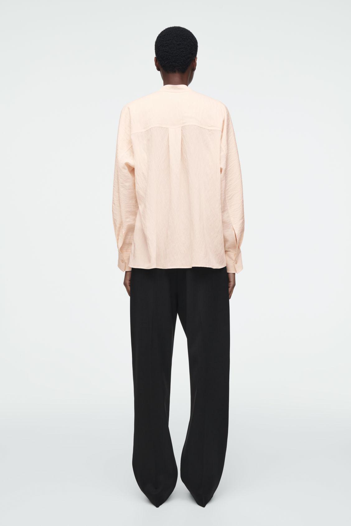 DRAPED-PANEL BLOUSE Product Image