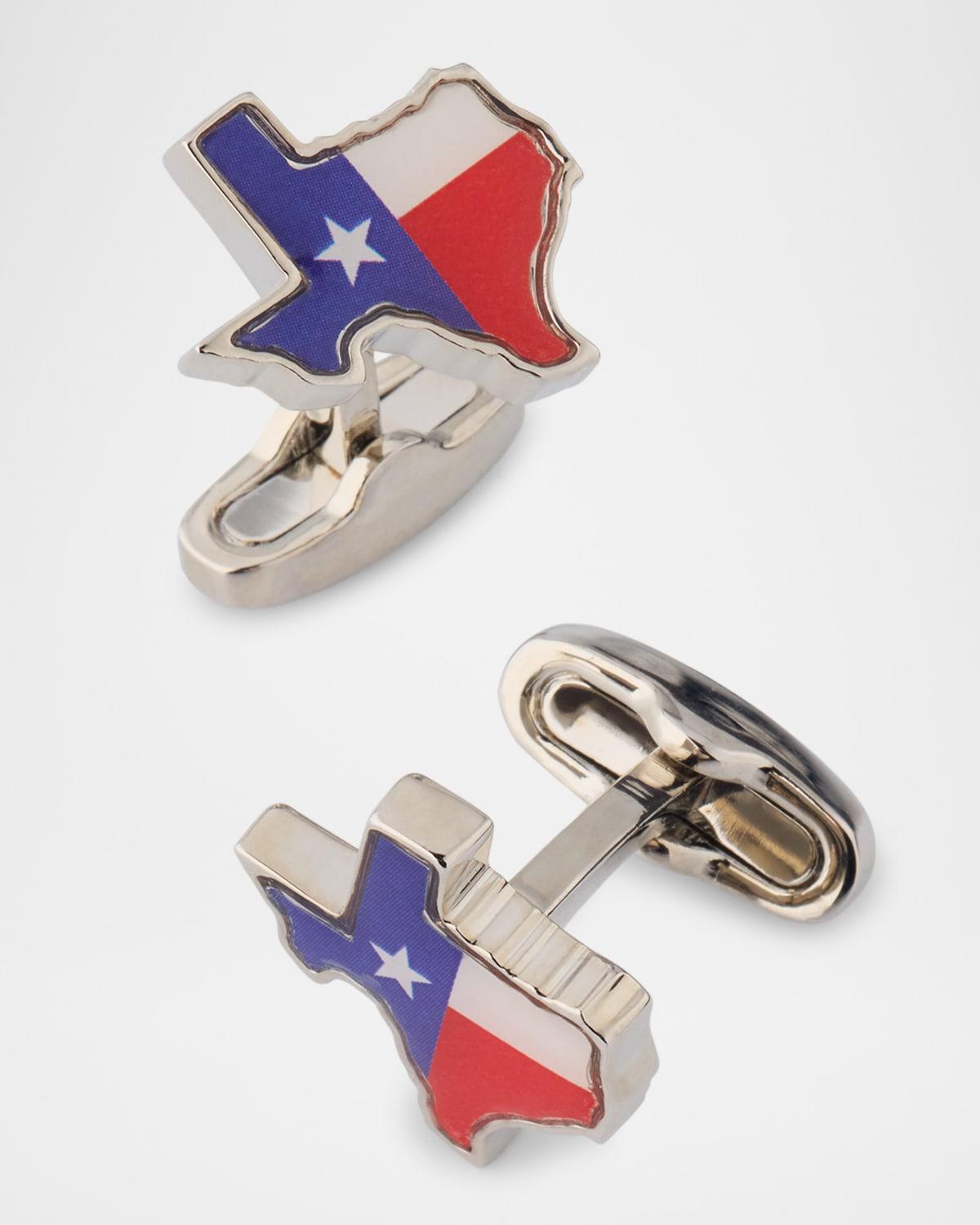 Mens State Of Texas Flag Cufflinks Product Image