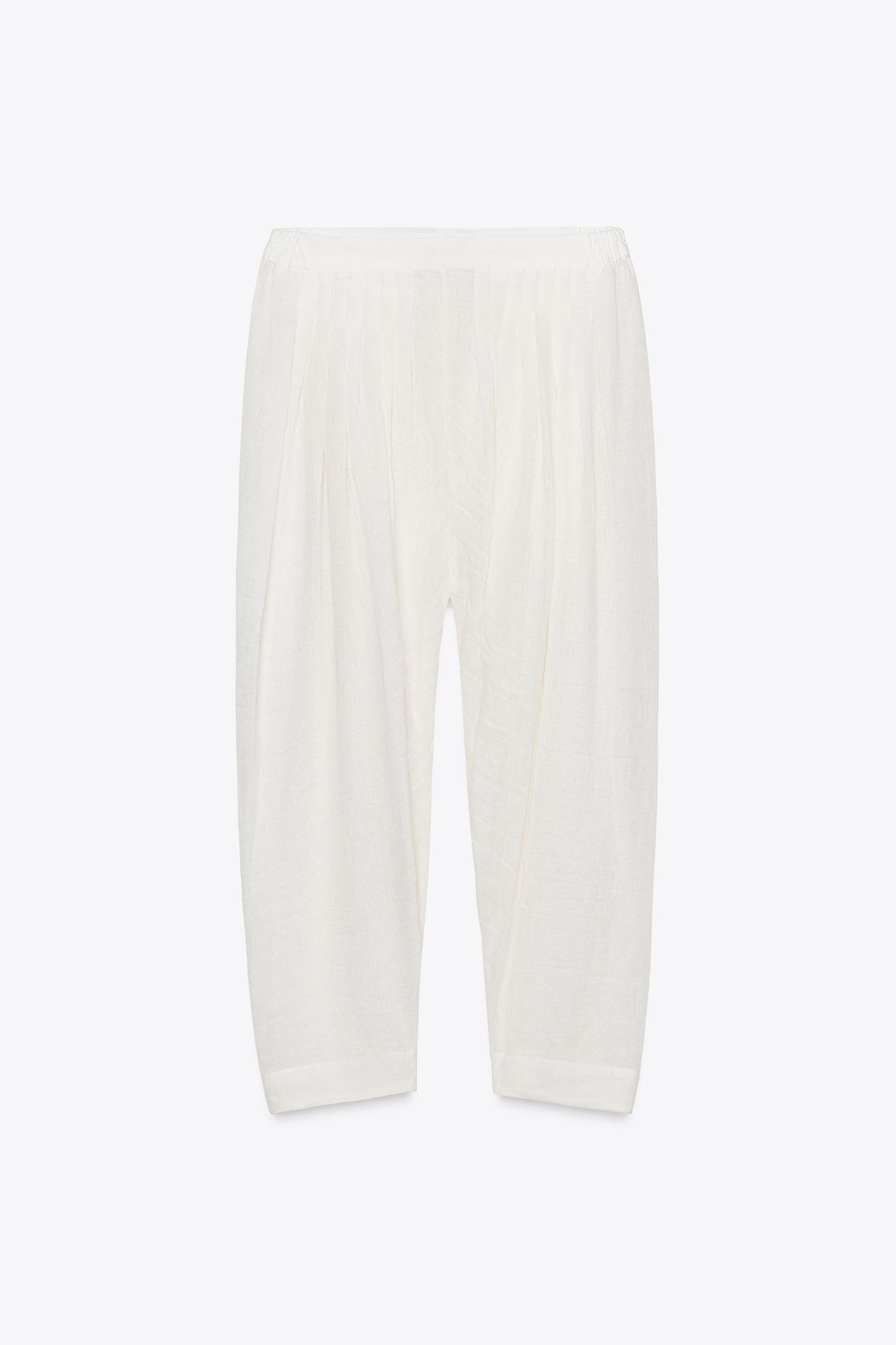 ZW COLLECTION LINEN BALLOON PANTS Product Image