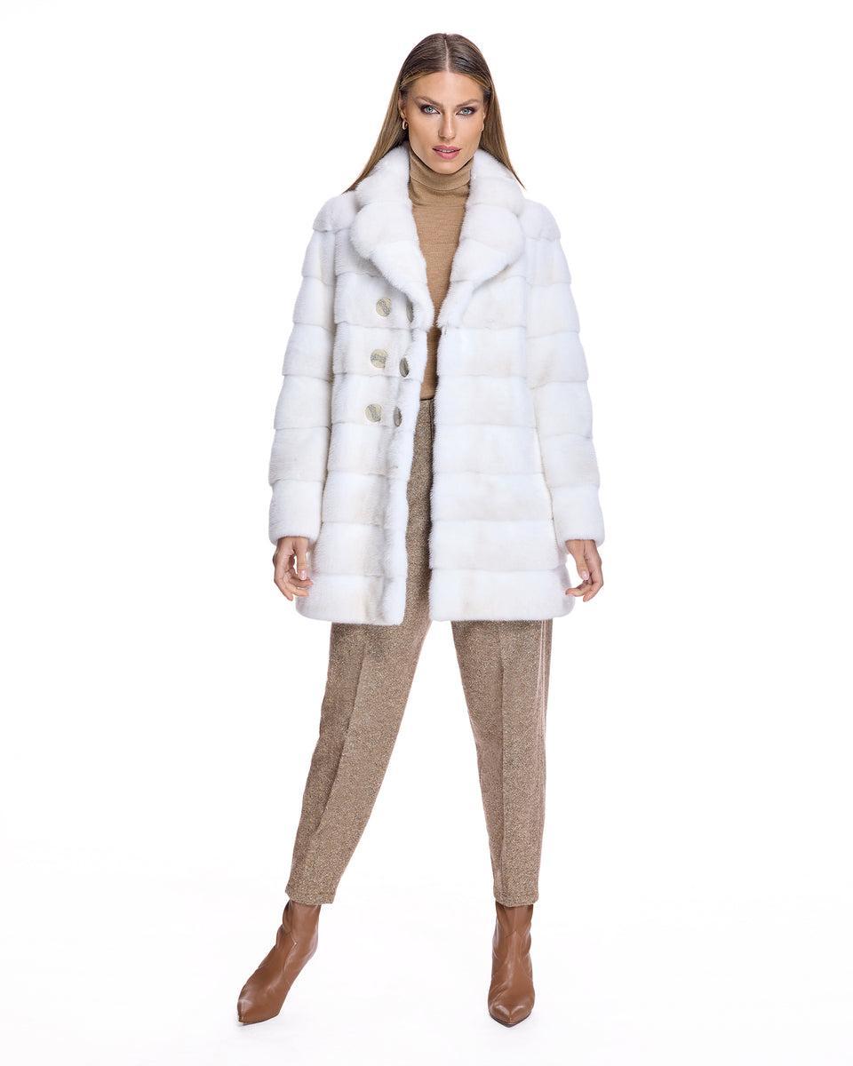 Horizontal Mink Coat Product Image