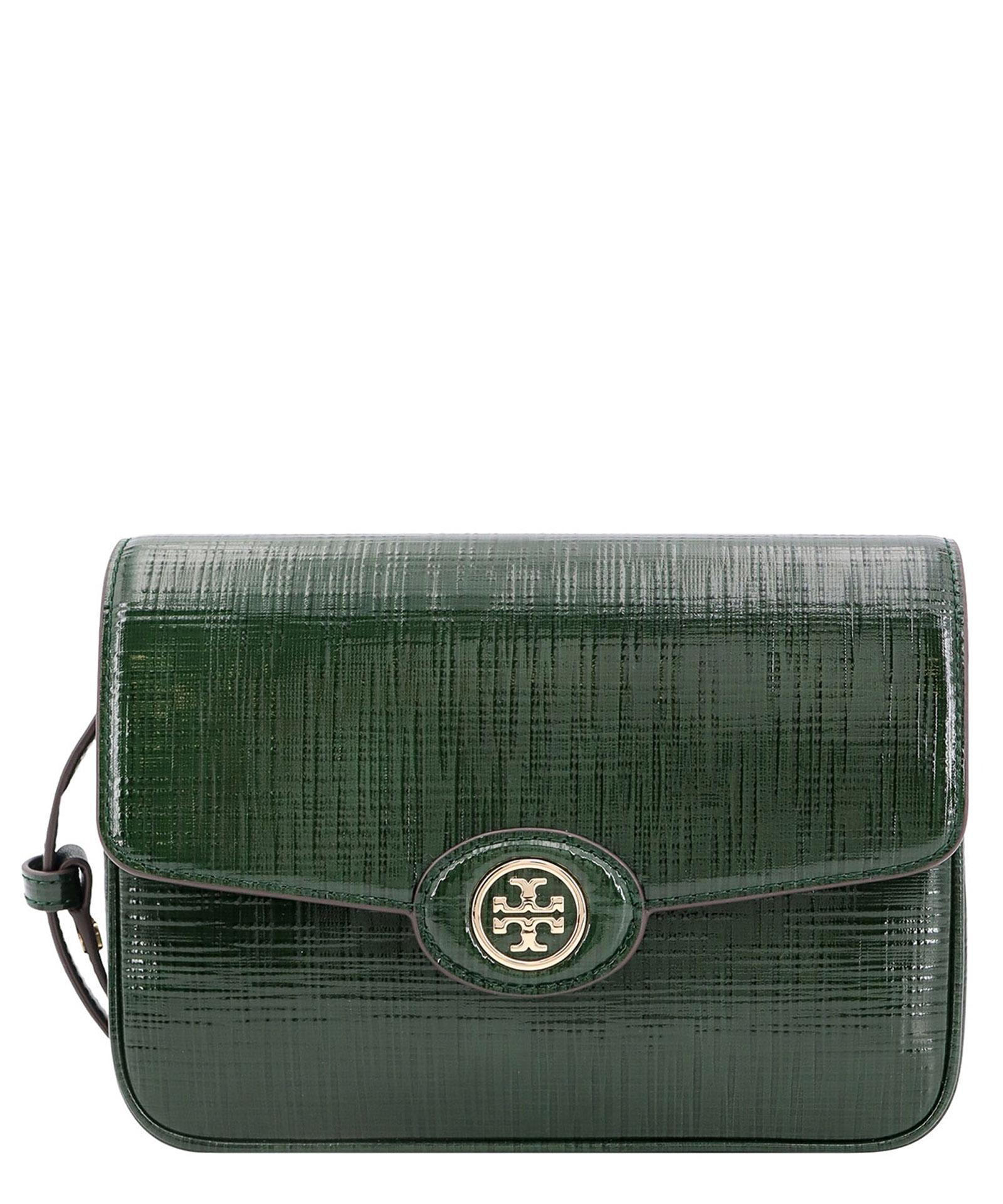 TORY BURCH Robinson Shoulder Bag In Evergreen Product Image