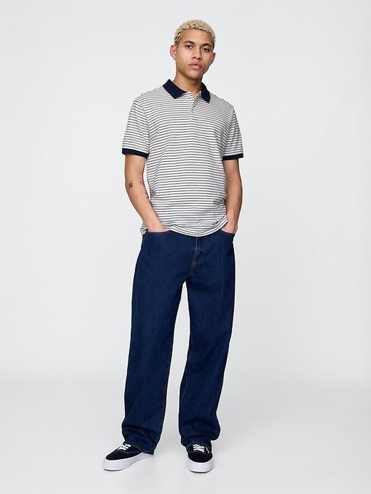 Pique Polo Shirt Product Image