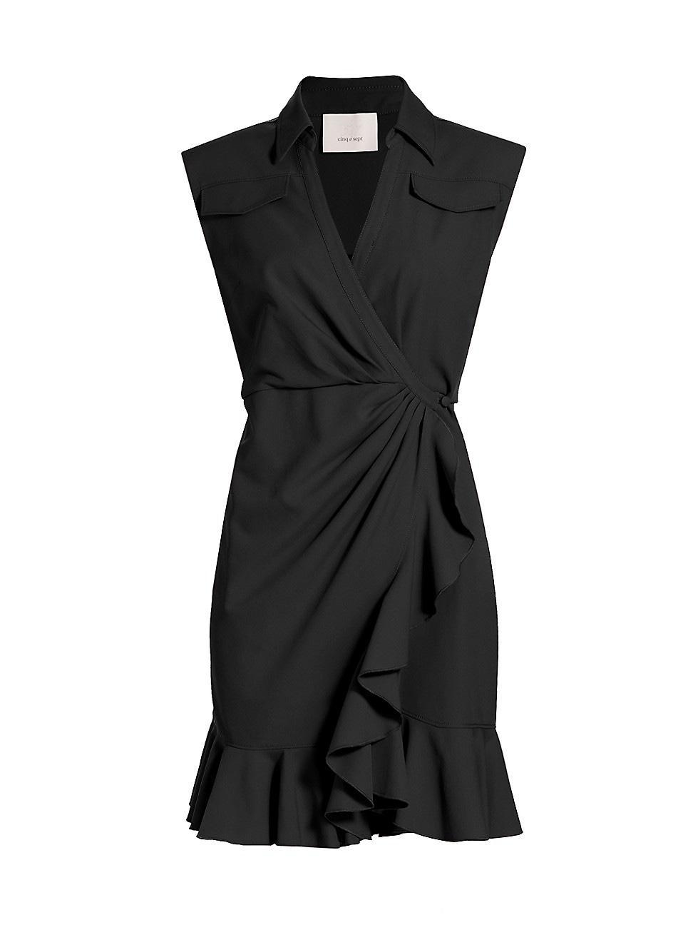 Womens Zenni Mini Wrap Dress Product Image