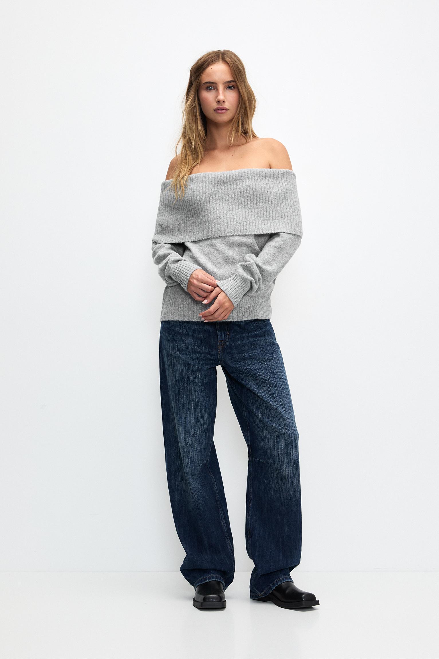 Soft touch Bardot sweater Product Image