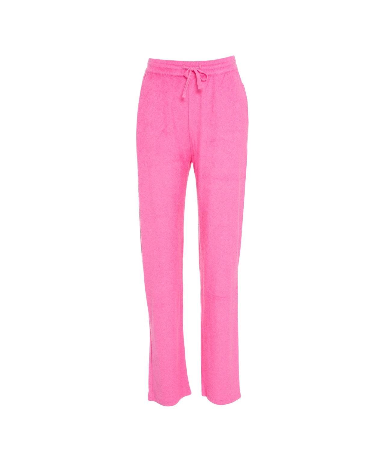 Wide leg joggers in terry cloth Product Image