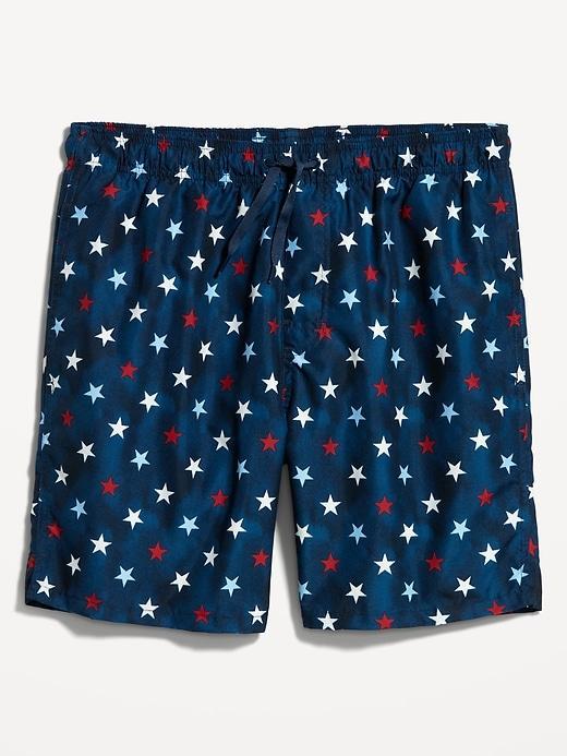 Printed Swim Trunks --7-inch inseam Product Image