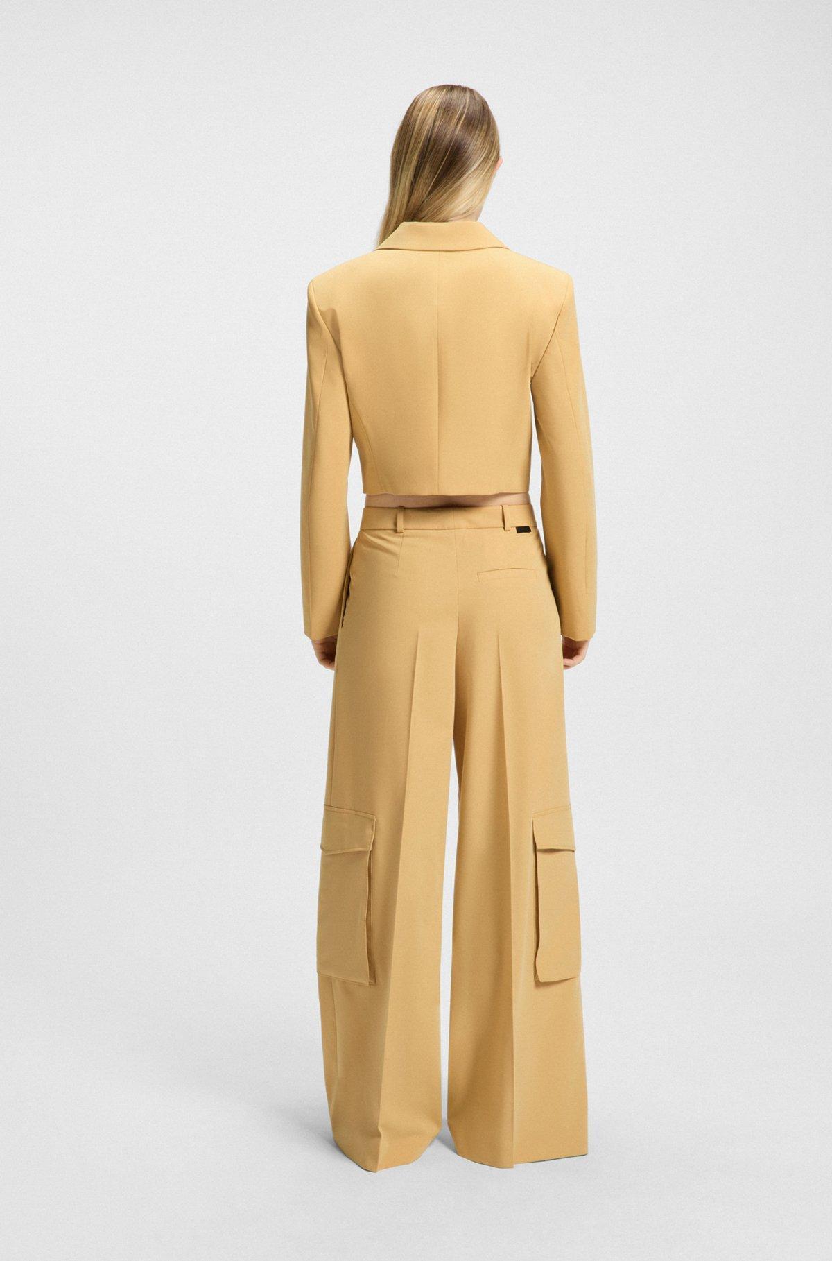 Relaxed-fit cargo trousers in stretch fabric Product Image