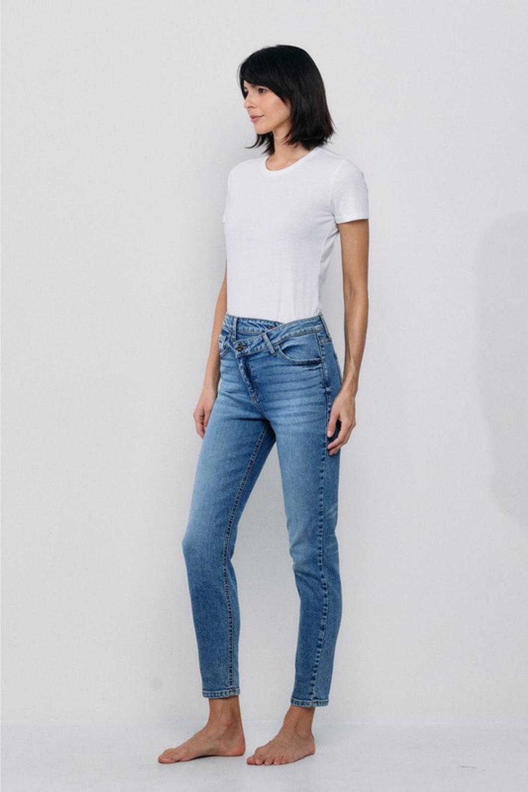 Slim Crossover Jeans Product Image