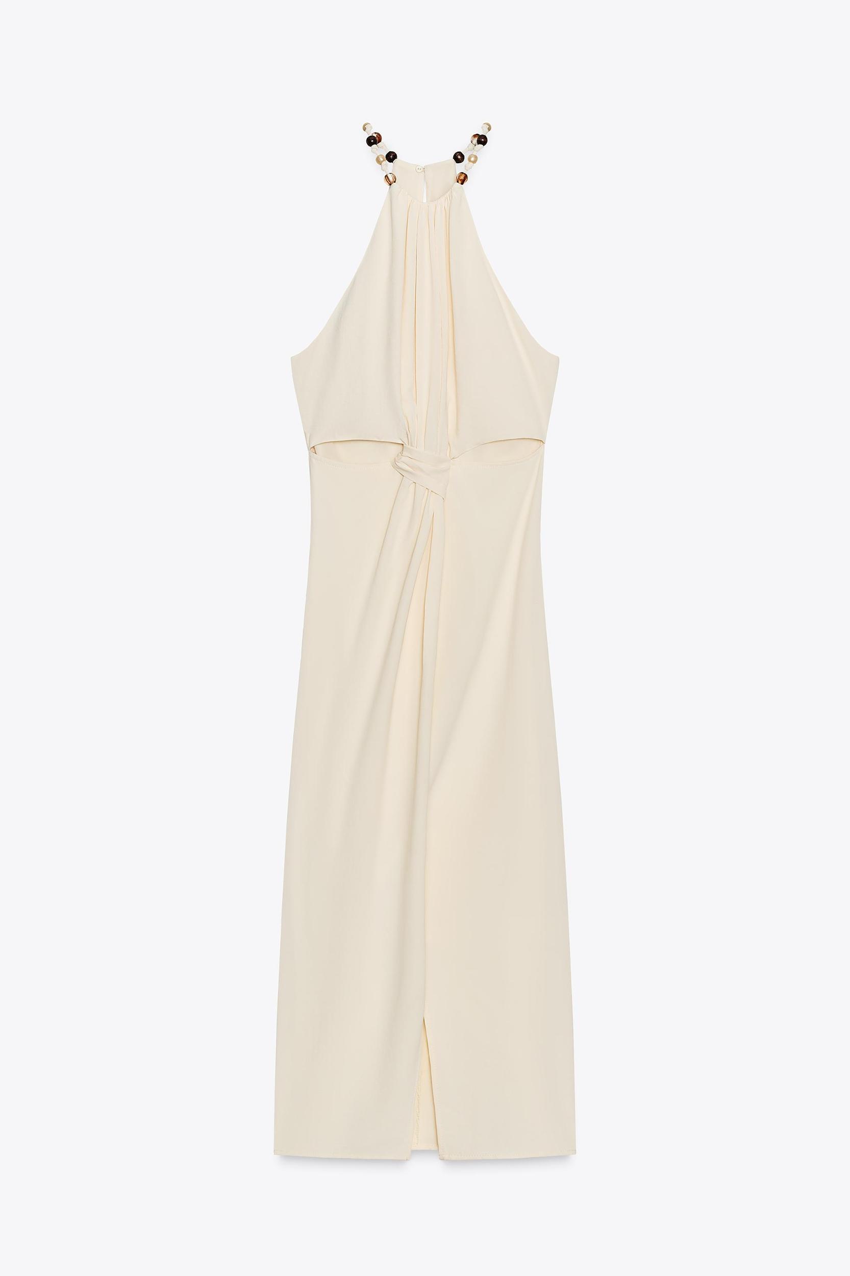 KNOT CUT OUT MIDI DRESS Product Image