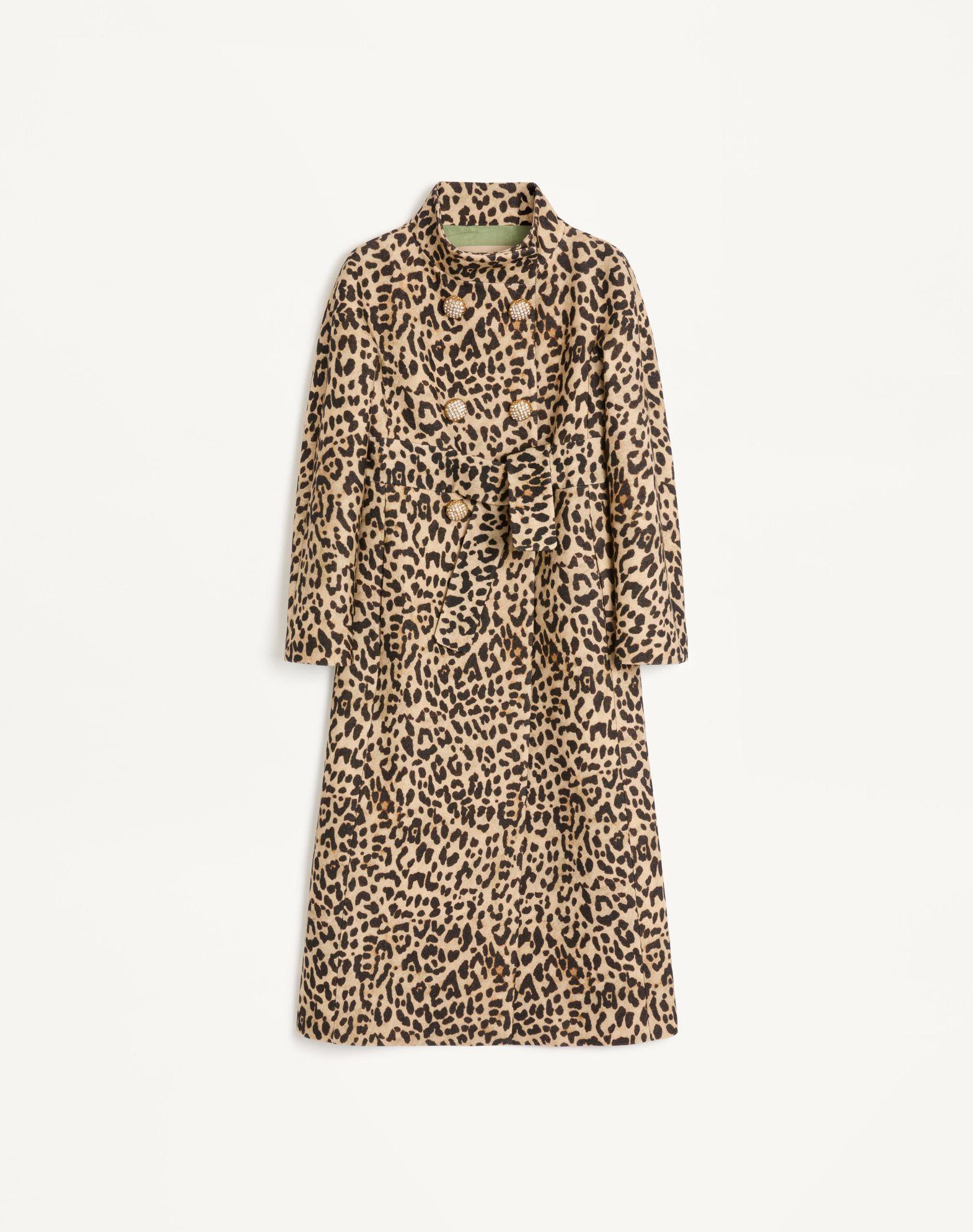 Cloth Coat In Animalier Print Product Image