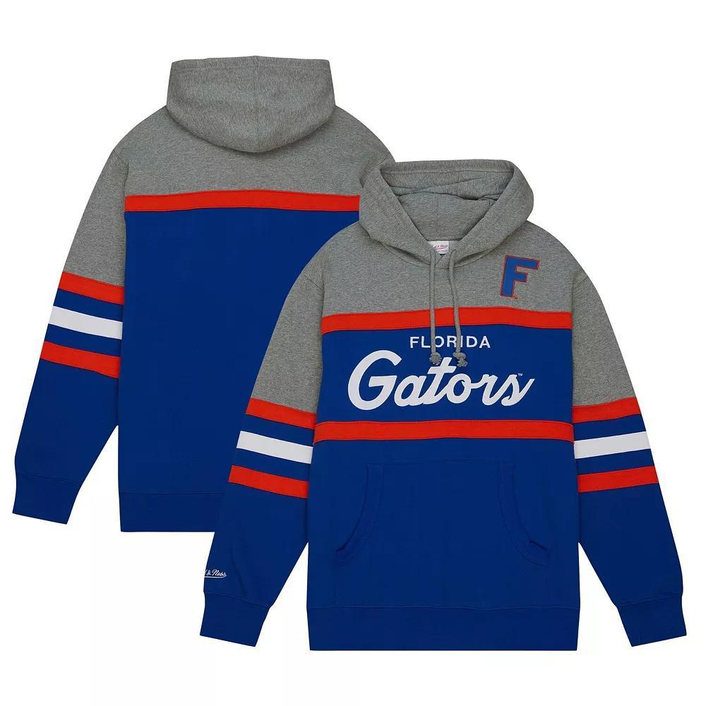 Men's Mitchell & Ness  Royal Florida Gators Head Coach Pullover Hoodie, Size: Medium, Blue Product Image