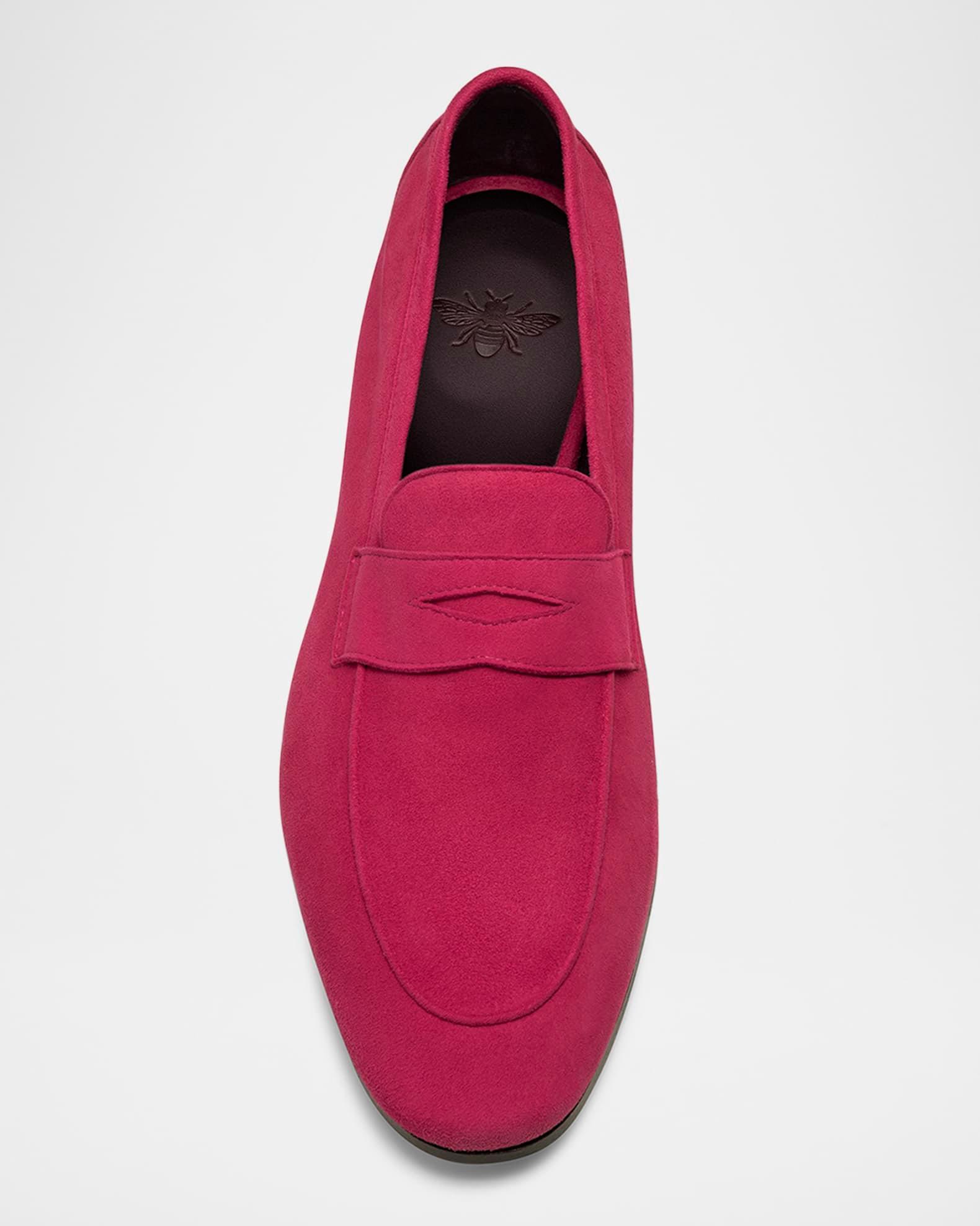 Flaneur Suede Penny Loafers Product Image