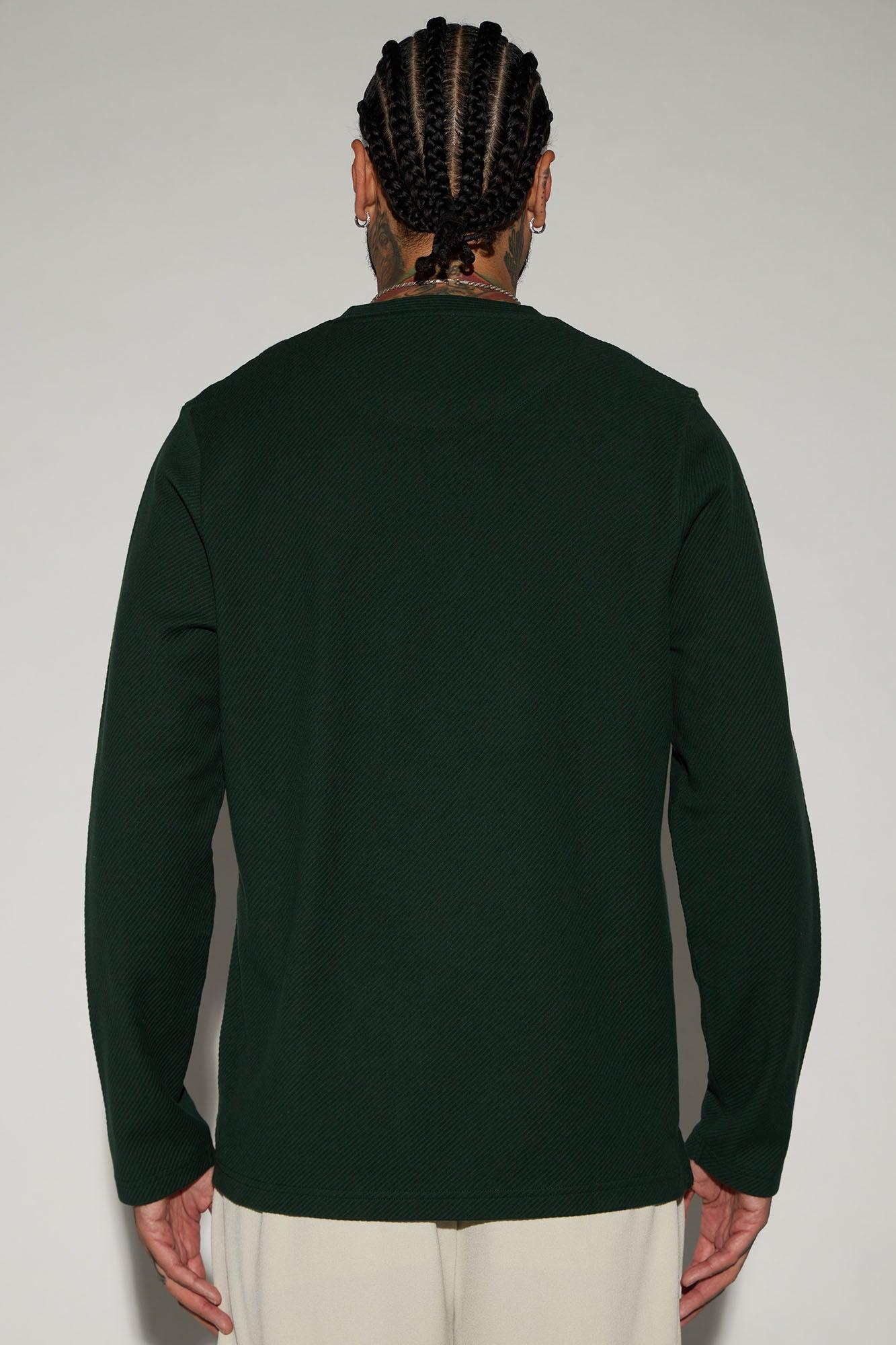 Composed Long Sleeve Tee - Hunter Product Image
