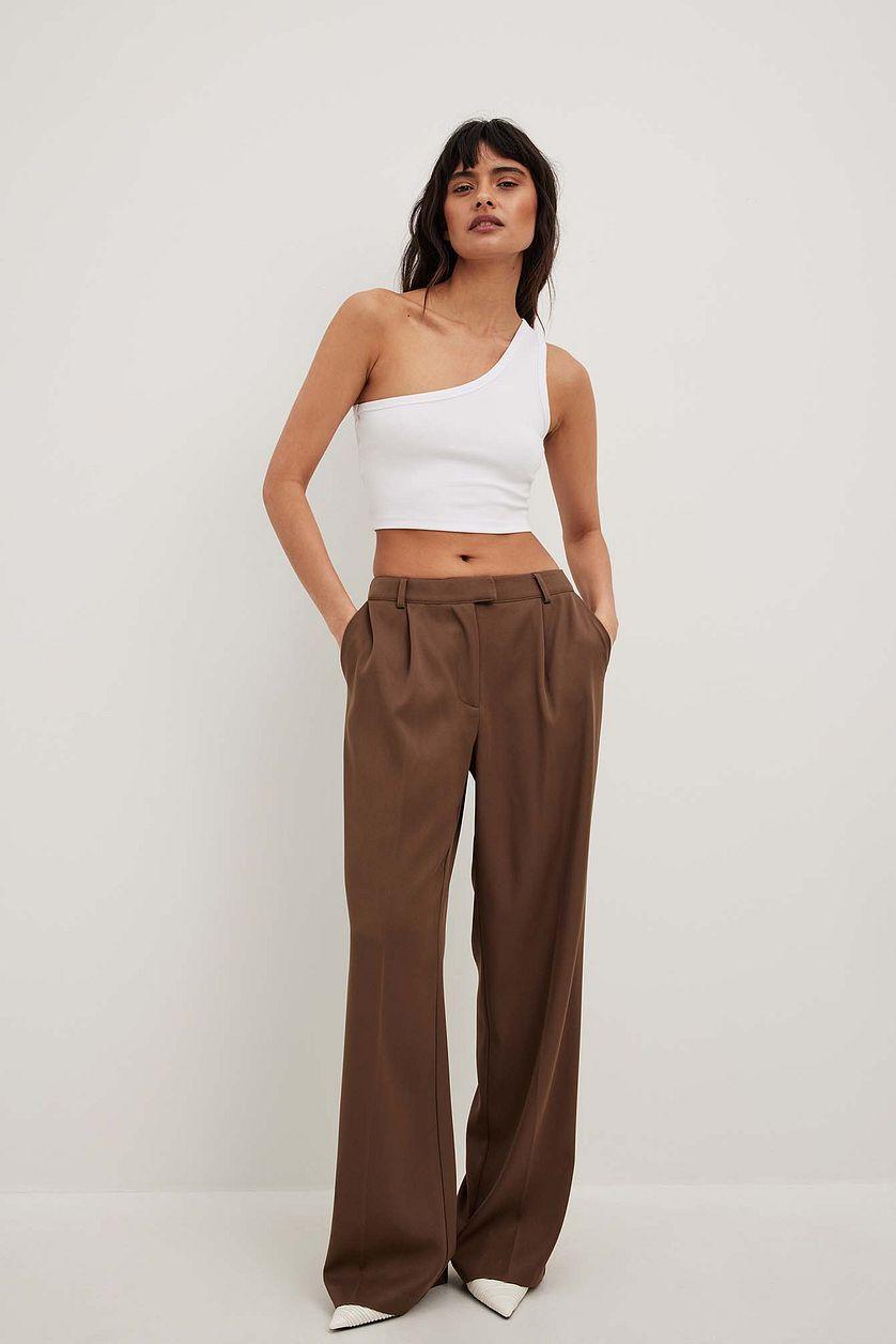 One Shoulder Crop Top Product Image