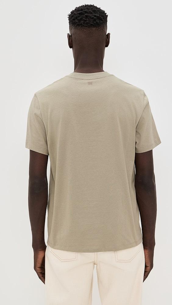 AMI ADC Classic Fit White Logo Tee | Shopbop Product Image